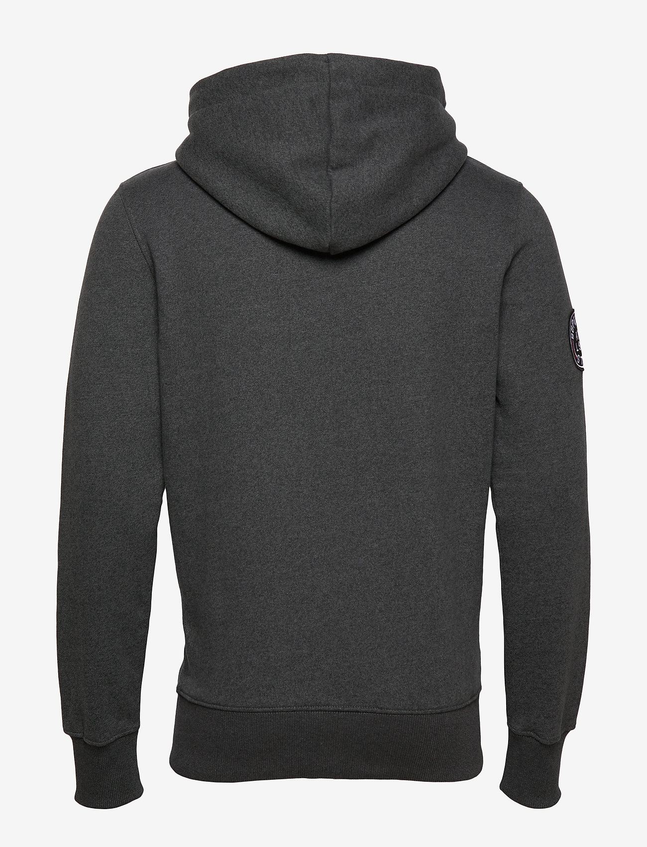 Superdry - ACADEMY SPORT APPLIQUE ZIPTHRU - dark smoke marl - 1