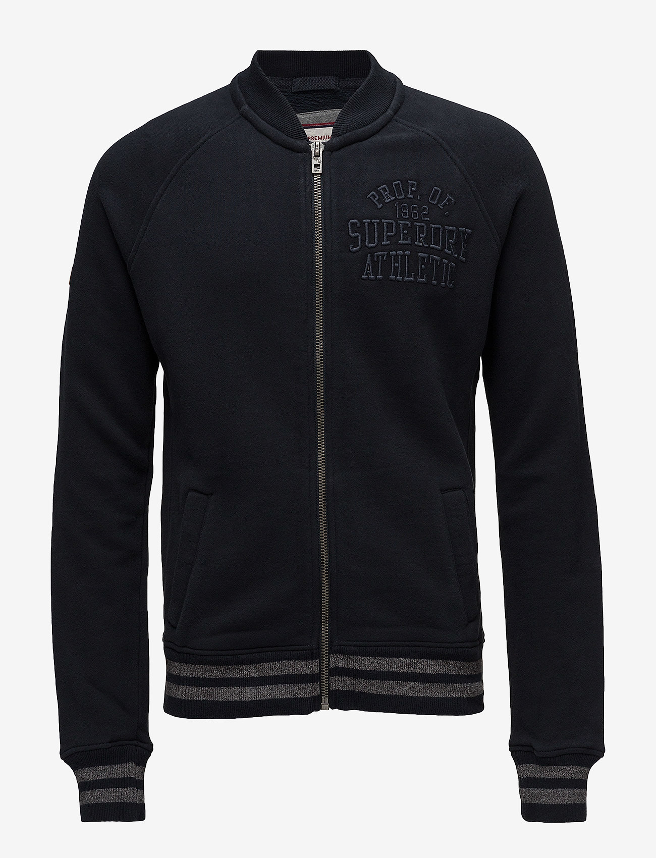 Superdry - APPLIQUE SWEAT BOMBER - eclipse navy - 0