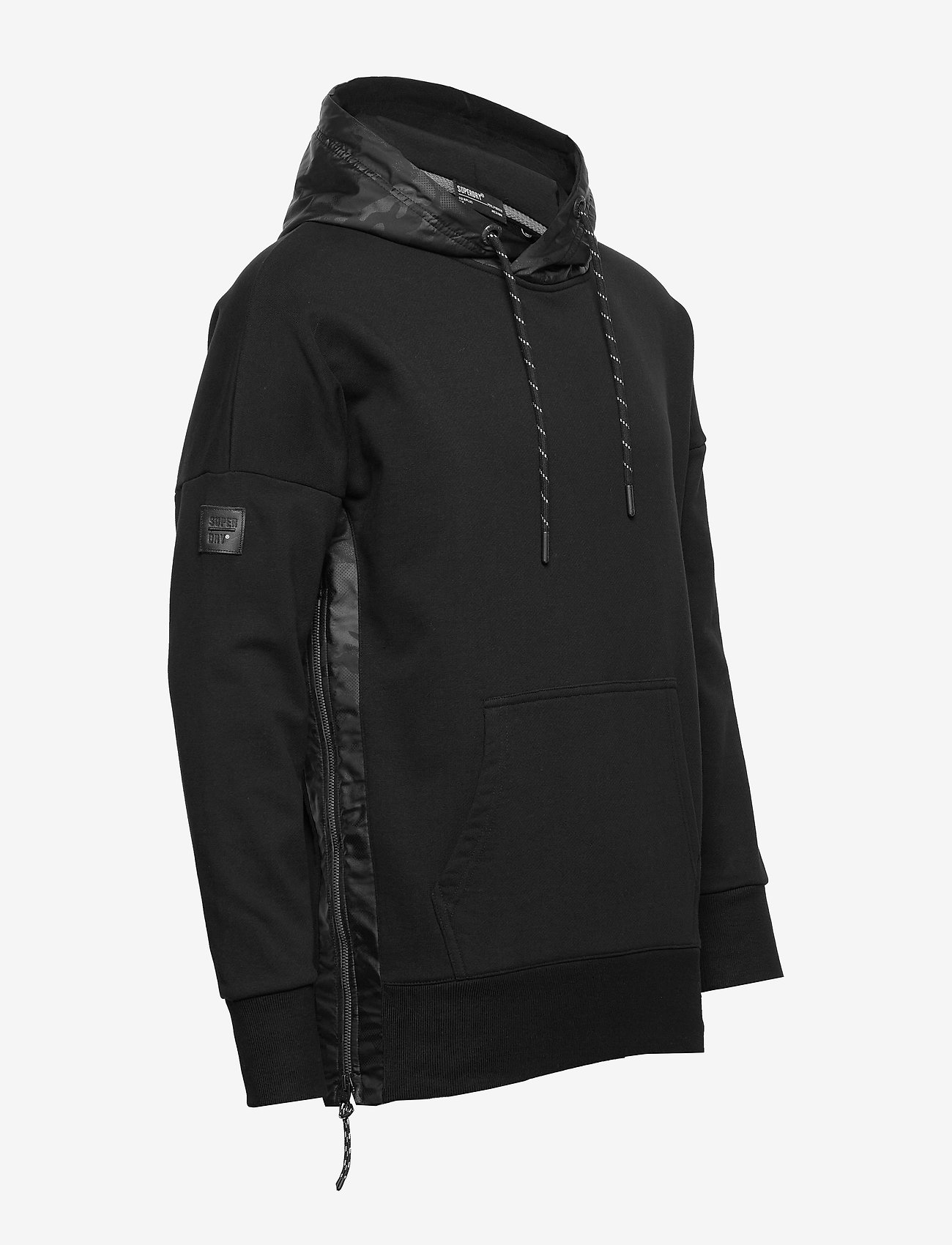 Superdry - SURPLUS GOODS PANEL HOOD UB - black - 2