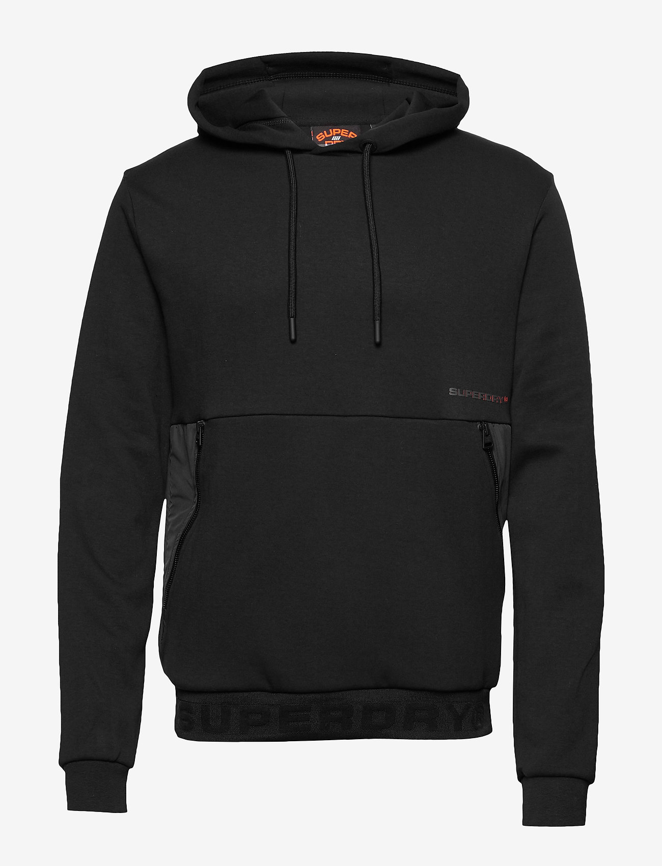 Superdry - URBAN TECH OVERHEAD HOOD - black - 0