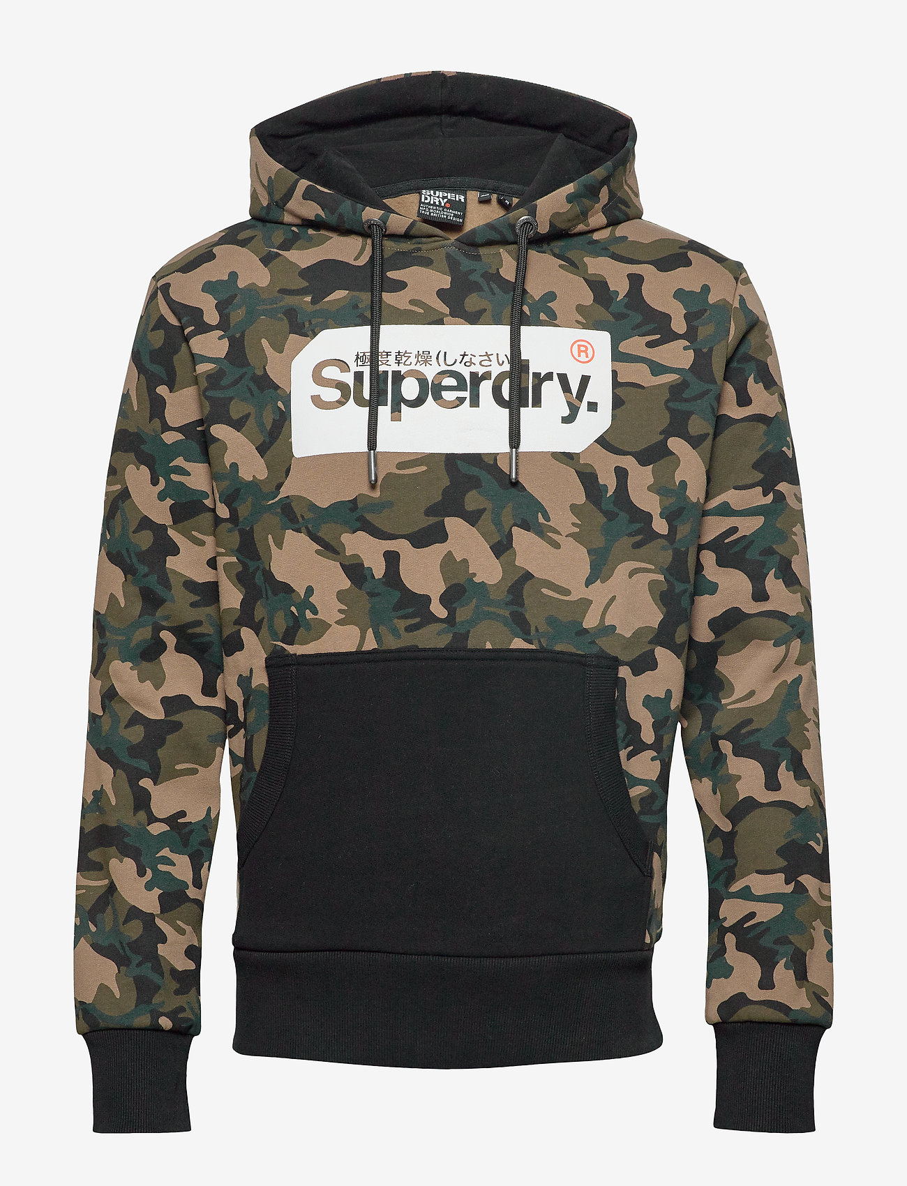 Superdry - CORE LOGO CAMO HOOD BR - army camo - 0