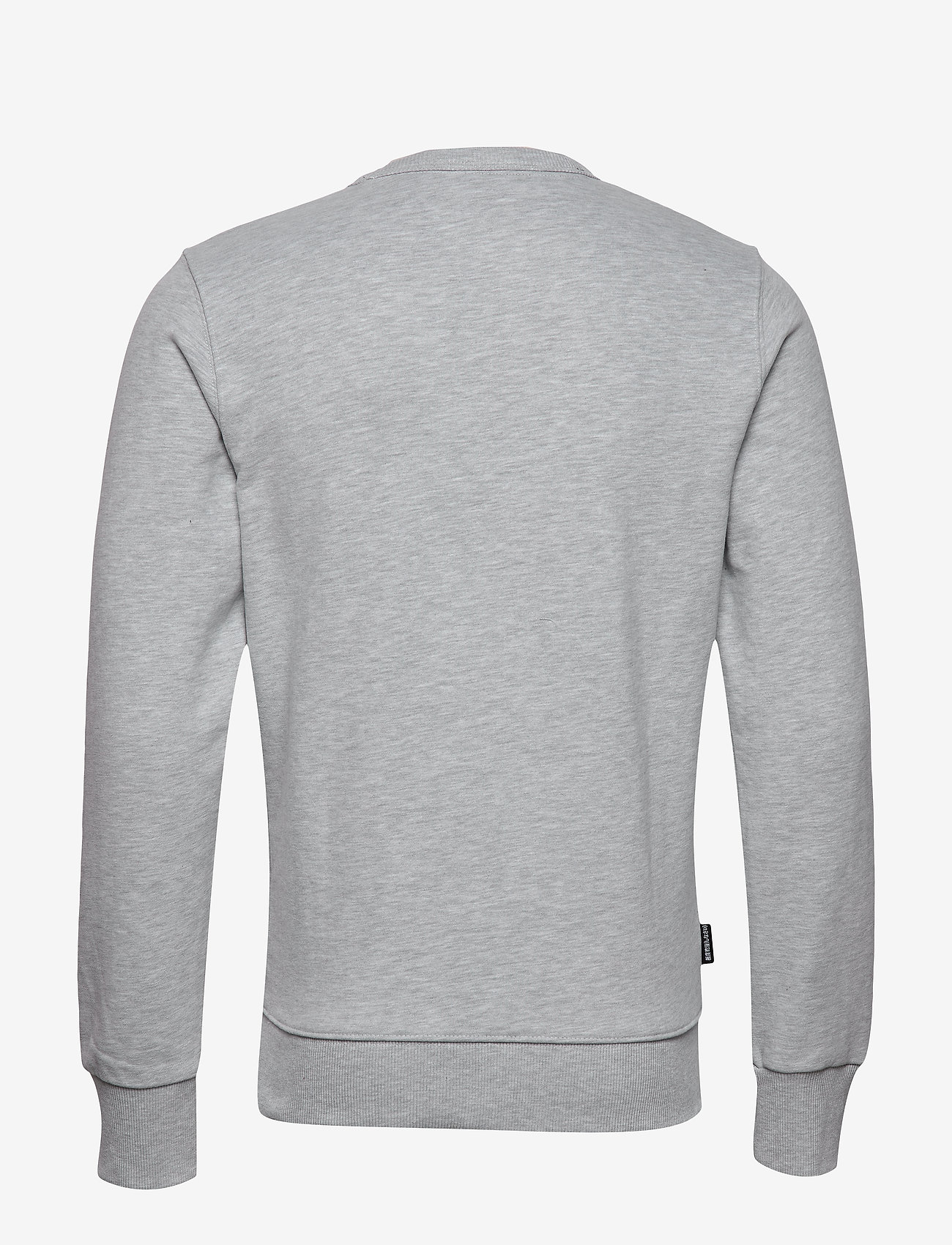 Superdry - CORE LOGO FAUX SUEDE CREW UB - collective light marl - 1