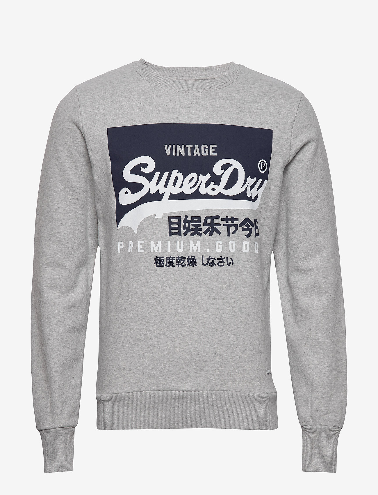 Superdry - VL O CREW UB - grey marl - 0