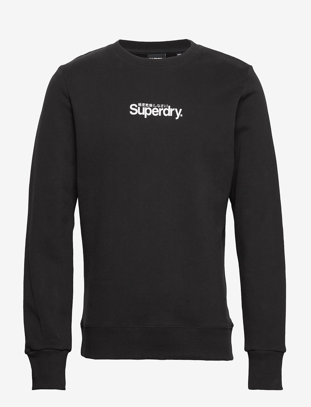 CORE LOGO ESSENTIAL CREW BR - BLACK