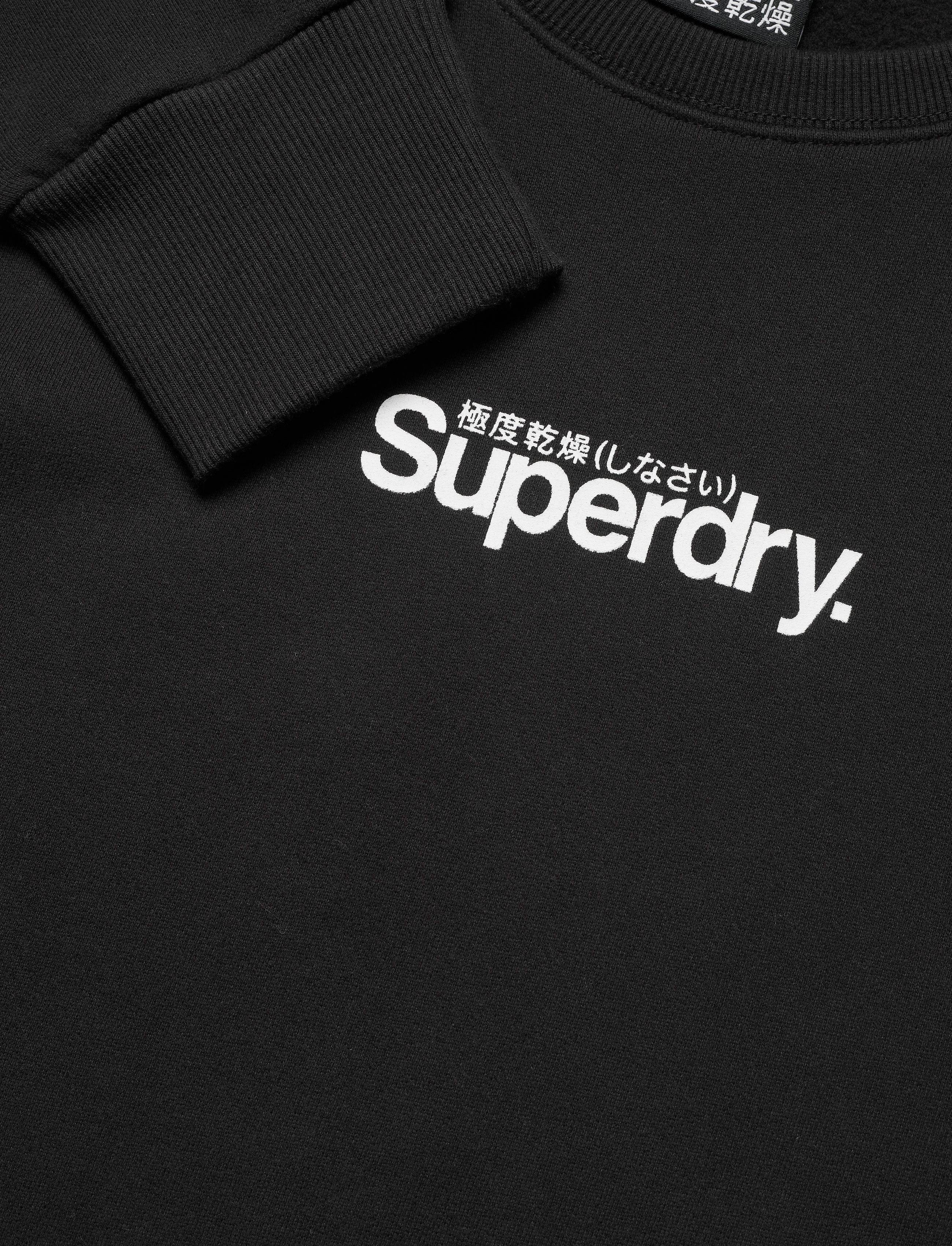 Superdry - CORE LOGO ESSENTIAL CREW BR - black - 2