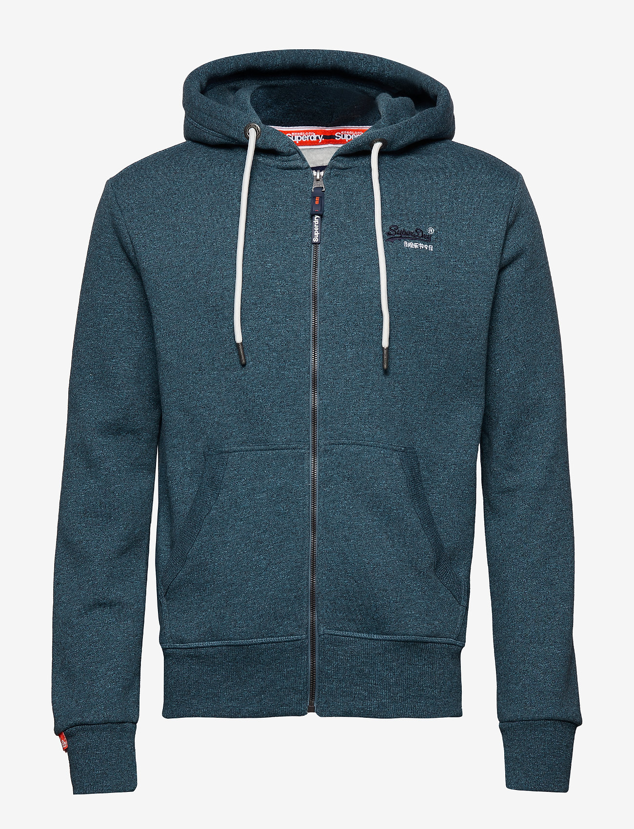 Superdry - ORANGE LABEL CLASSIC ZIPHOOD - rich teal grit - 0