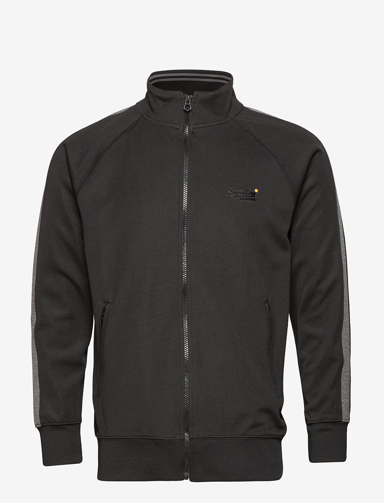 Superdry - LINEMAN SLIM FIT TRACK TOP - track black - 0