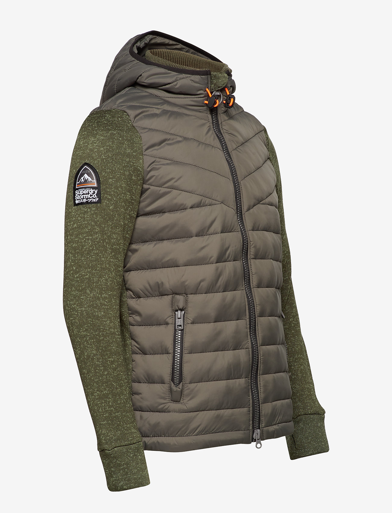 Superdry - STORM HYBRID ZIPHOOD - cacti heather - 3