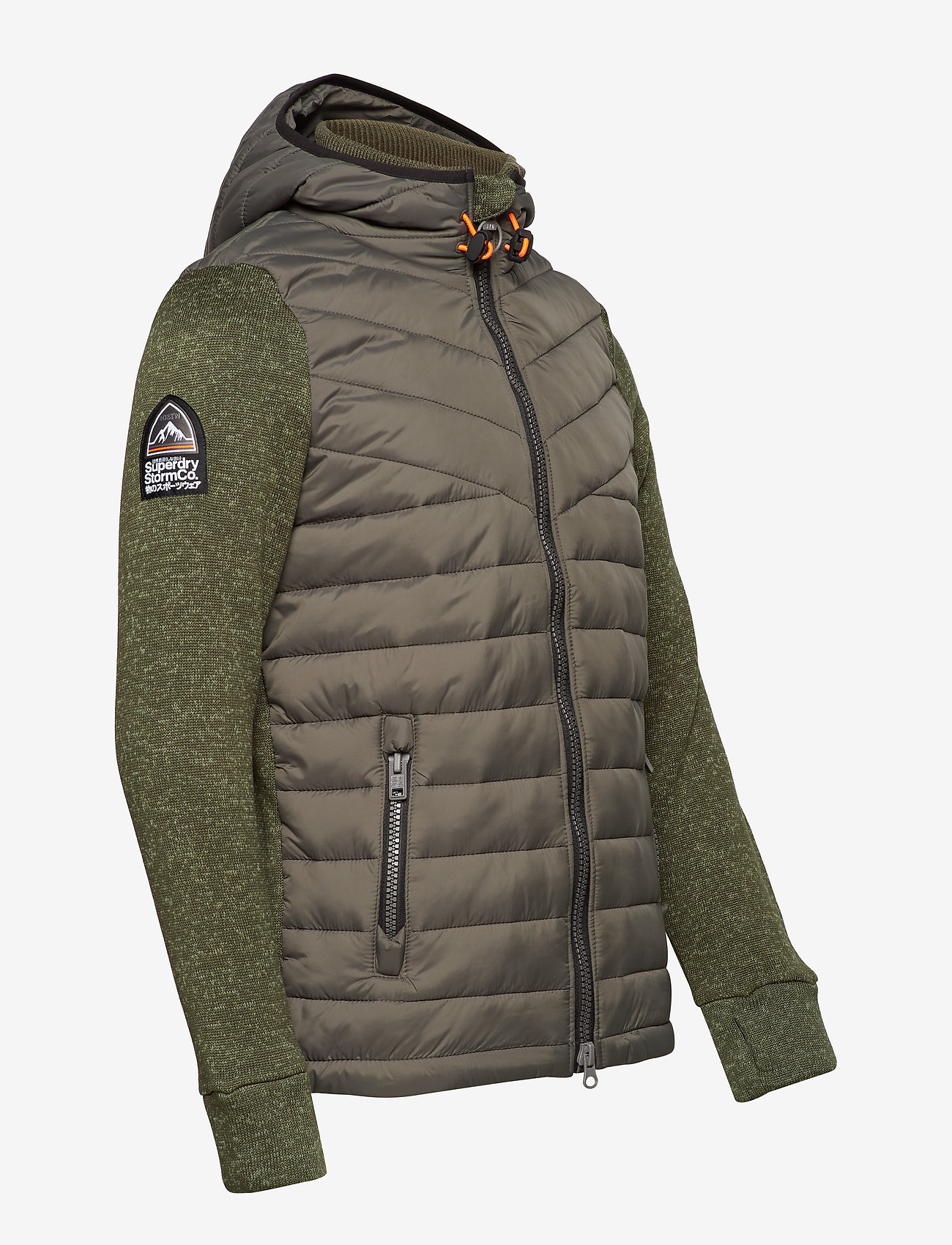 Superdry - STORM HYBRID ZIPHOOD - cacti heather - 4