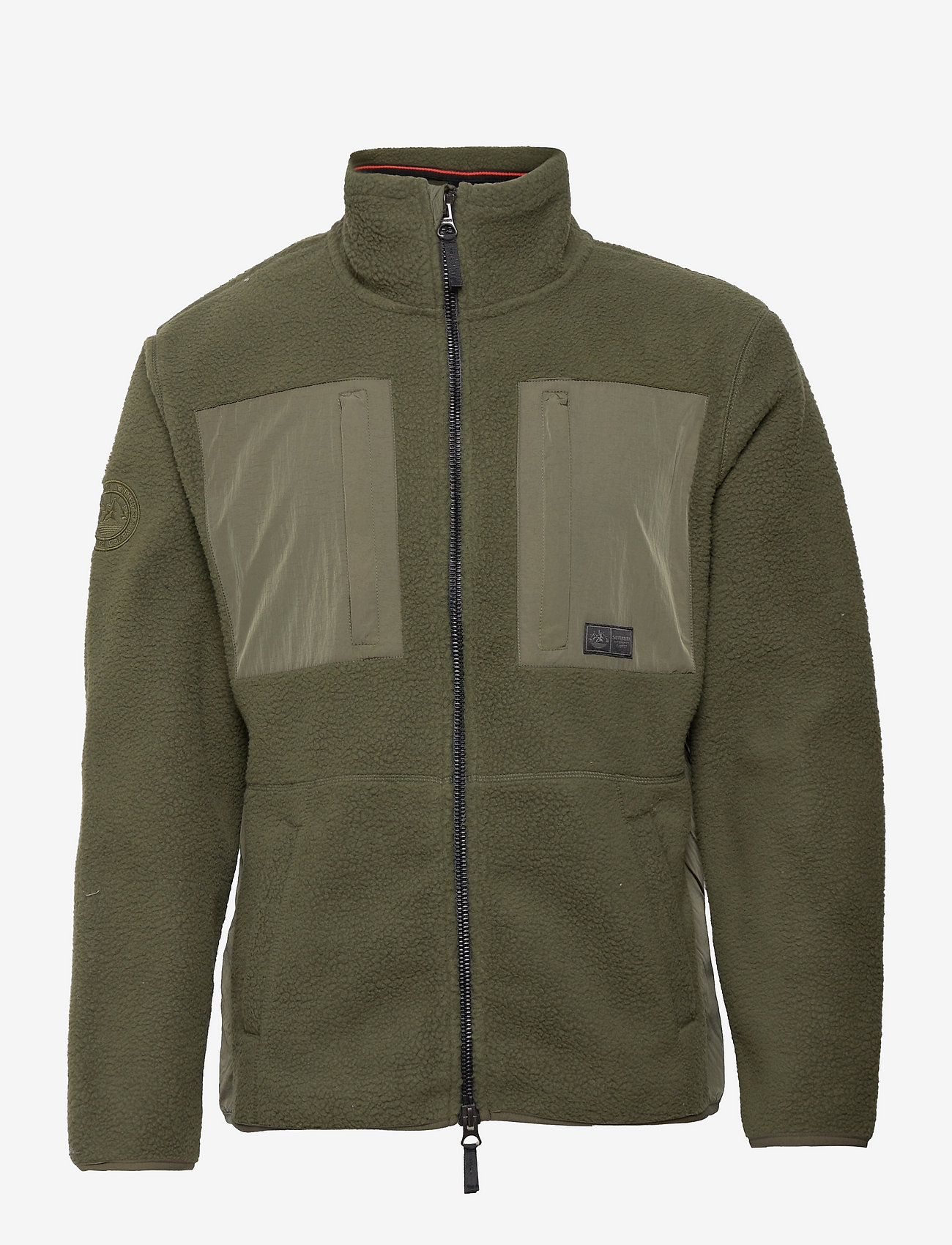 Superdry - EXPEDITION FLEECE JACKET - dark moss - 0