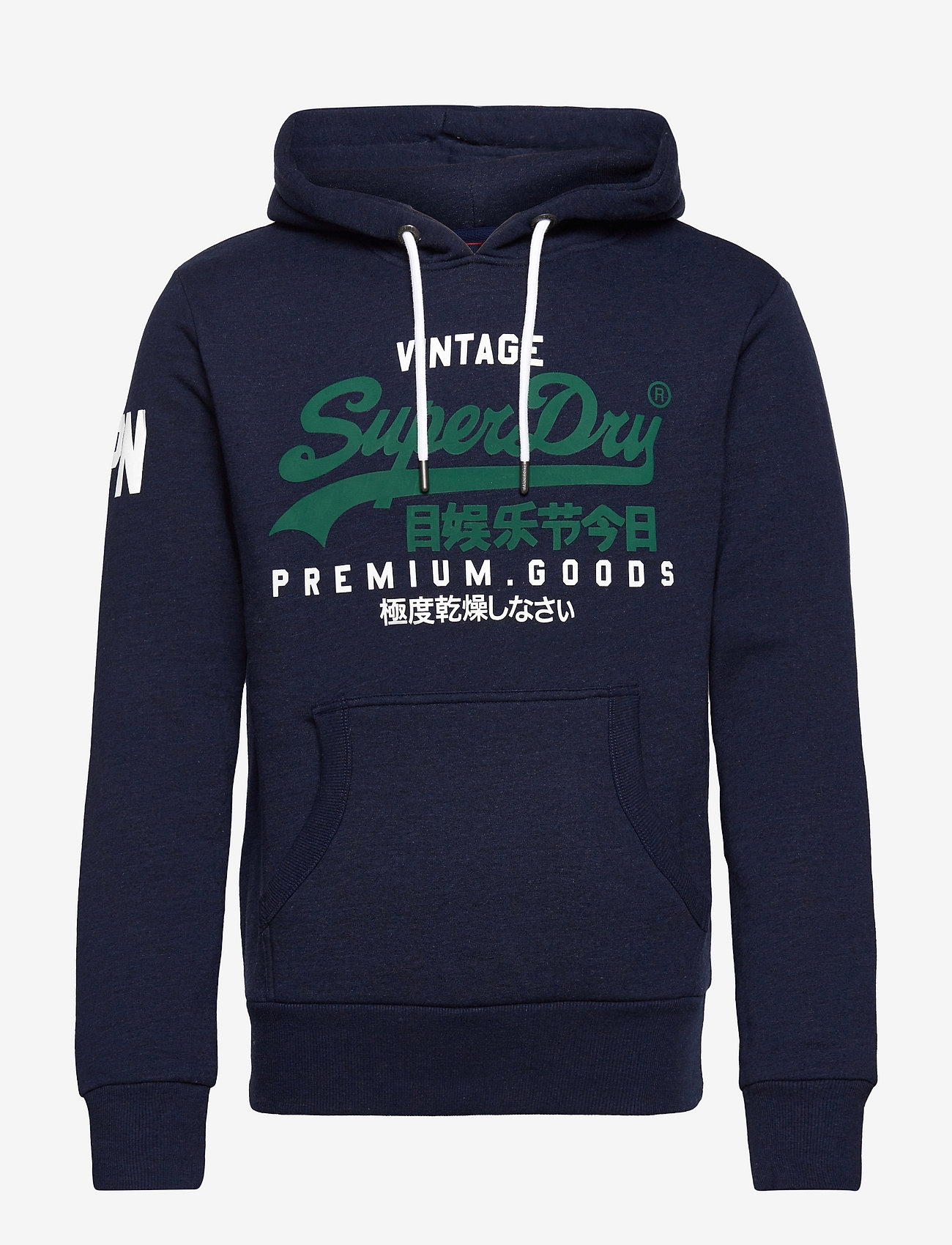 Superdry - VL HOOD - midnight blue grit - 0