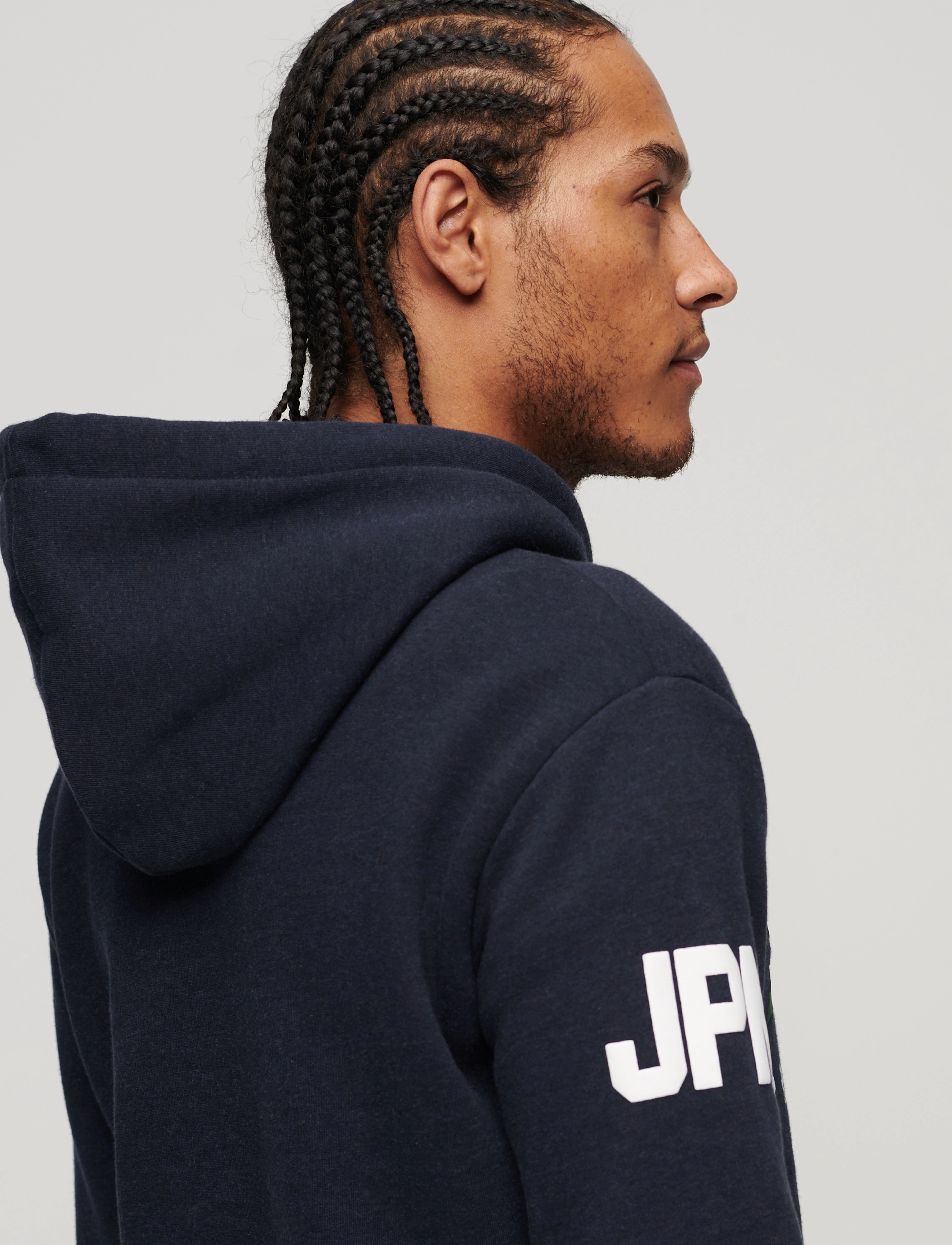 Superdry - VL HOOD - midnight blue grit - 4