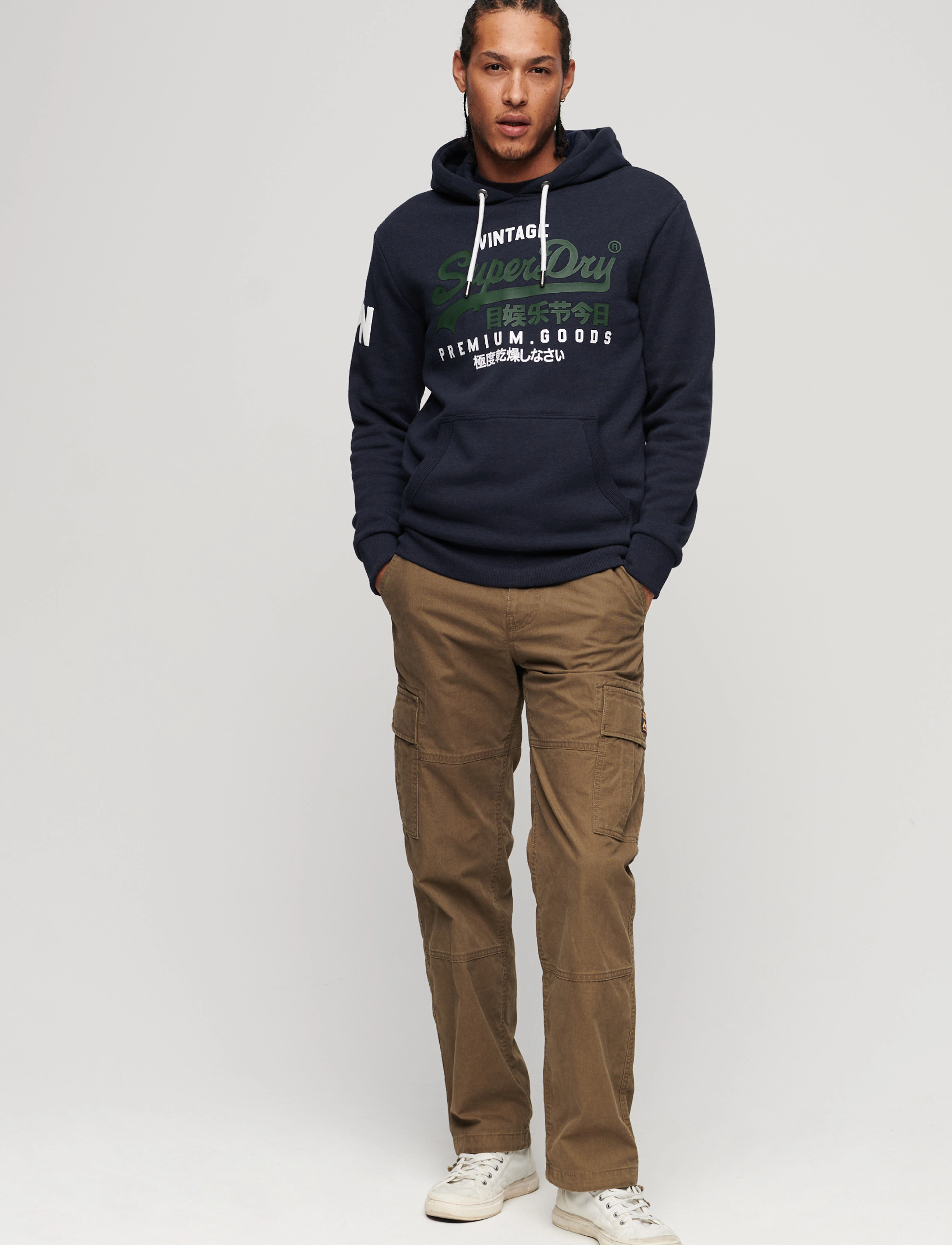 Superdry - VL HOOD - midnight blue grit - 5