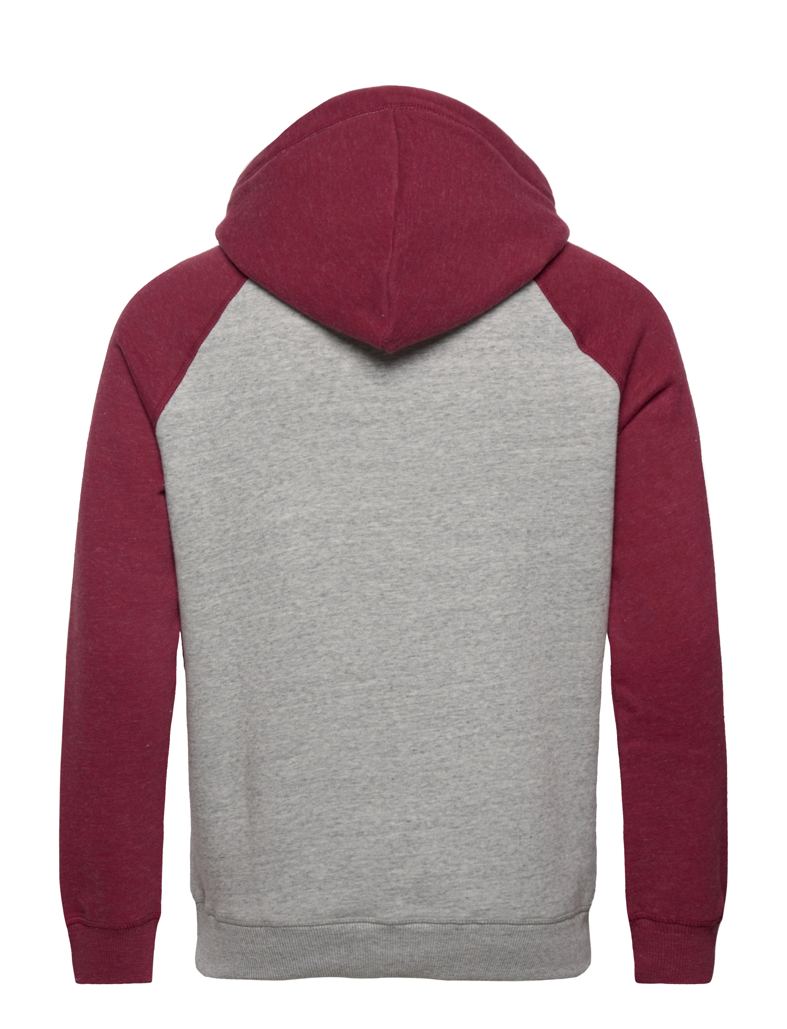 Superdry - VINTAGE LOGO EMB BASEBALL HOOD - athletic grey marl/rhubarb marl - 1