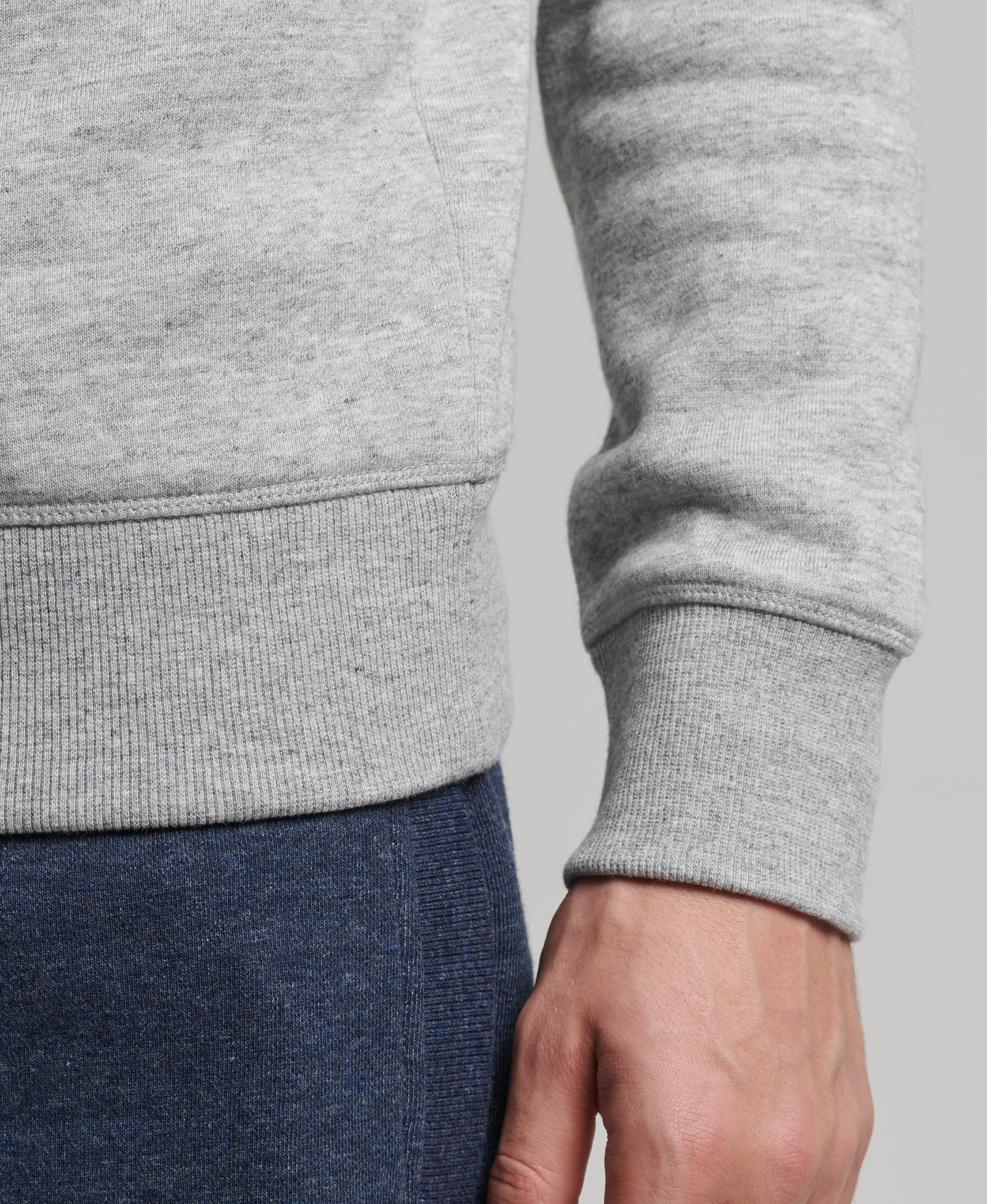 Superdry - VINTAGE LOGO EMB CREW - athletic grey marl - 2