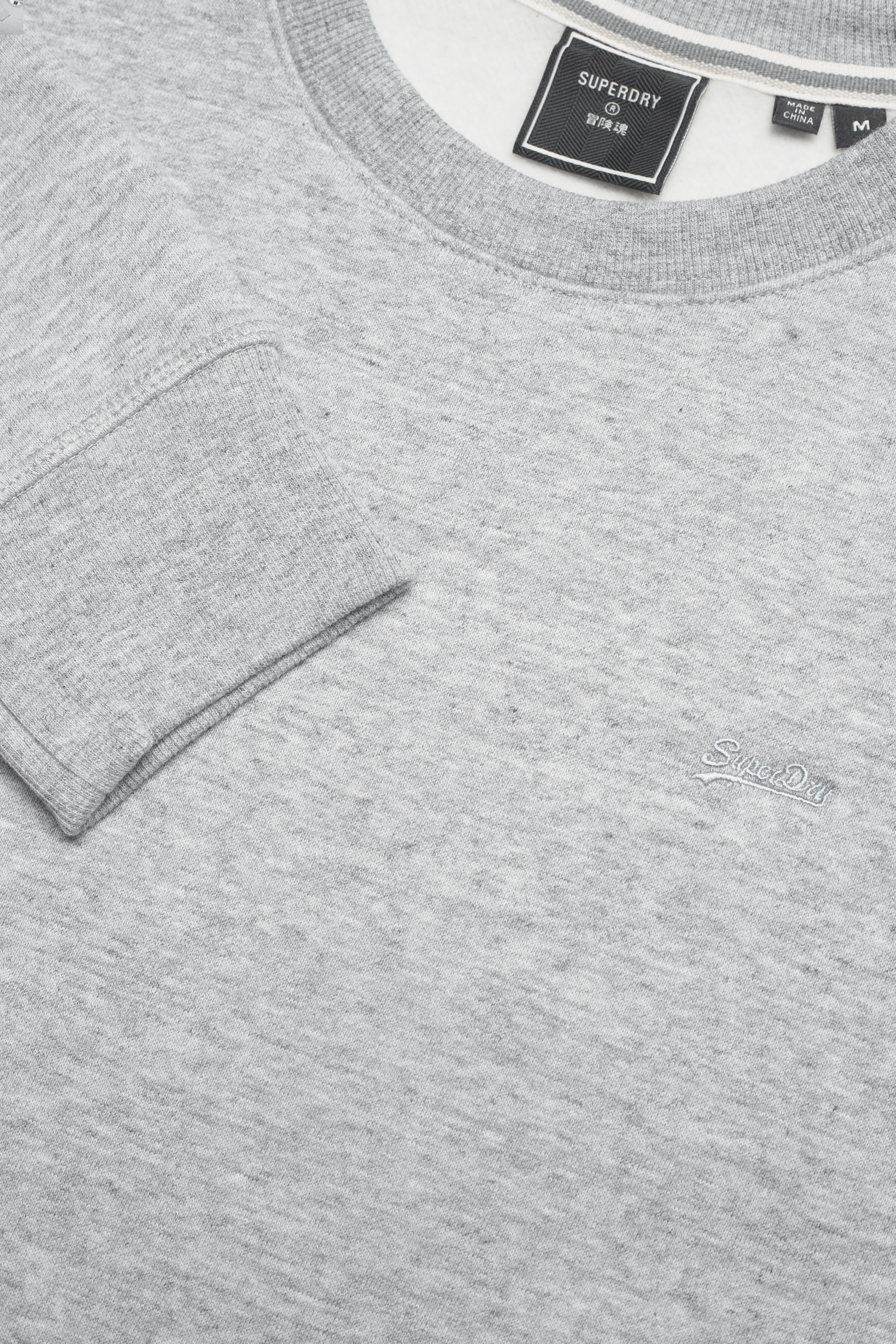 Superdry - VINTAGE LOGO EMB CREW - athletic grey marl - 3