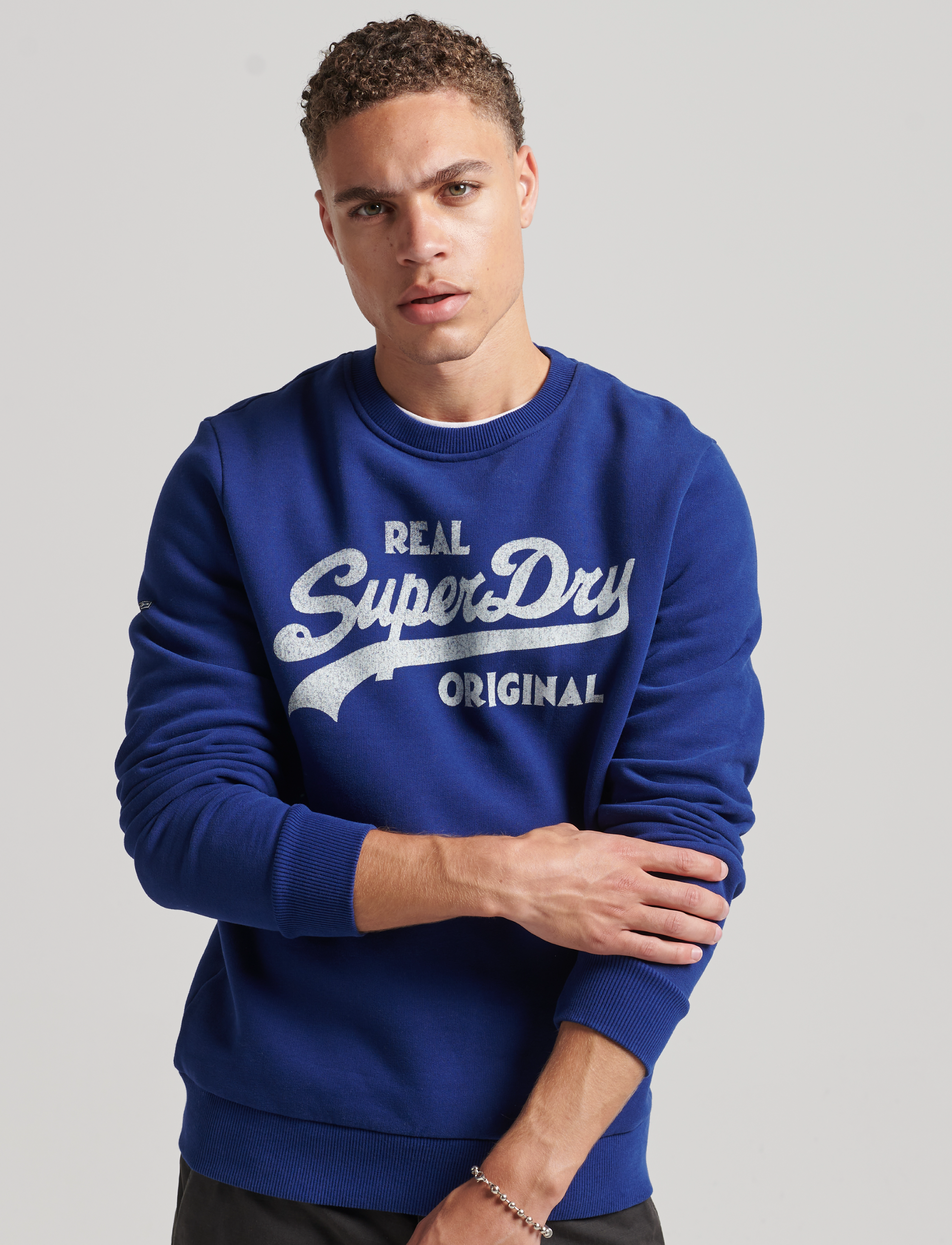 Superdry - VINTAGE LOGO SODA POP CREW - supermarine navy - 2