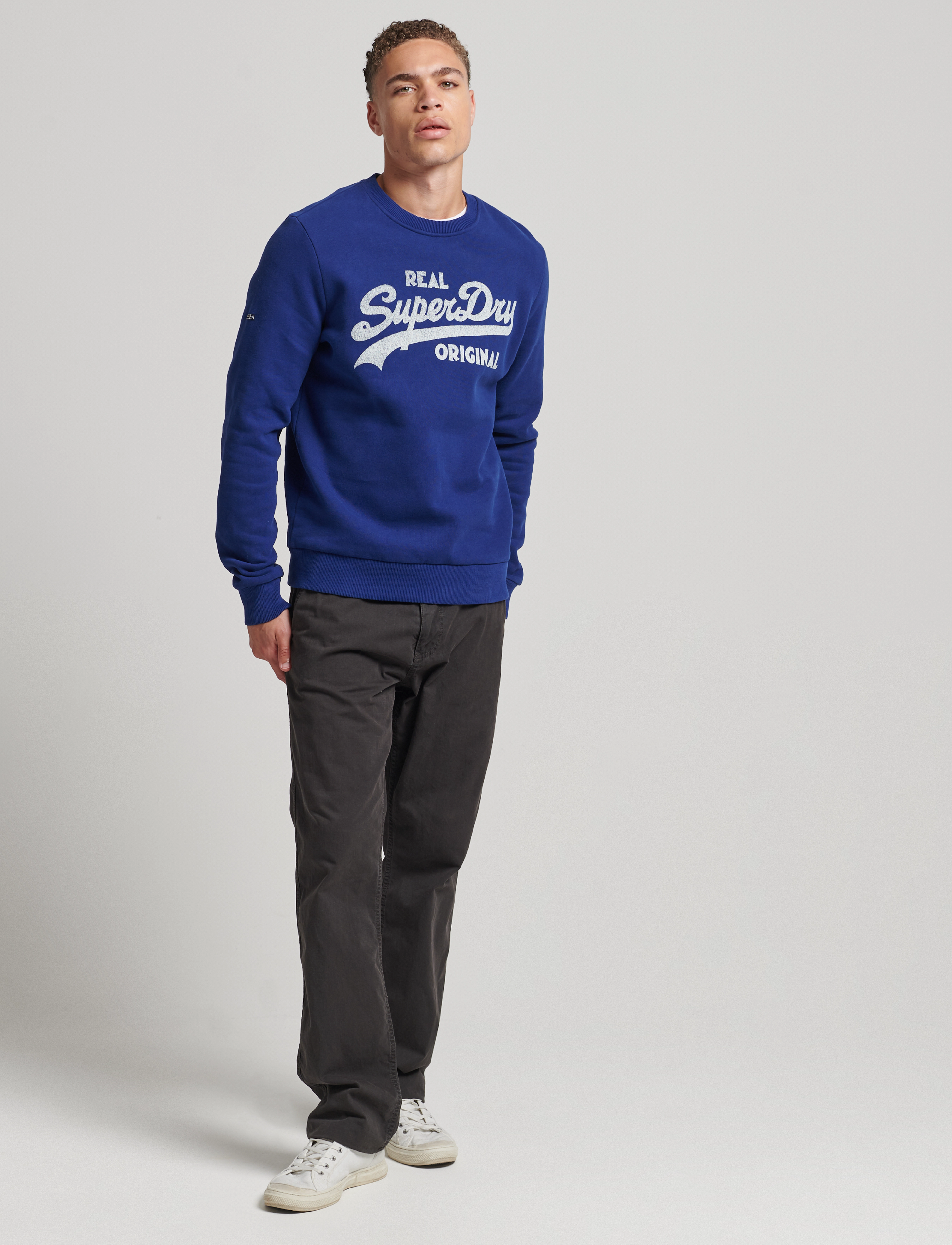 Superdry - VINTAGE LOGO SODA POP CREW - supermarine navy - 3