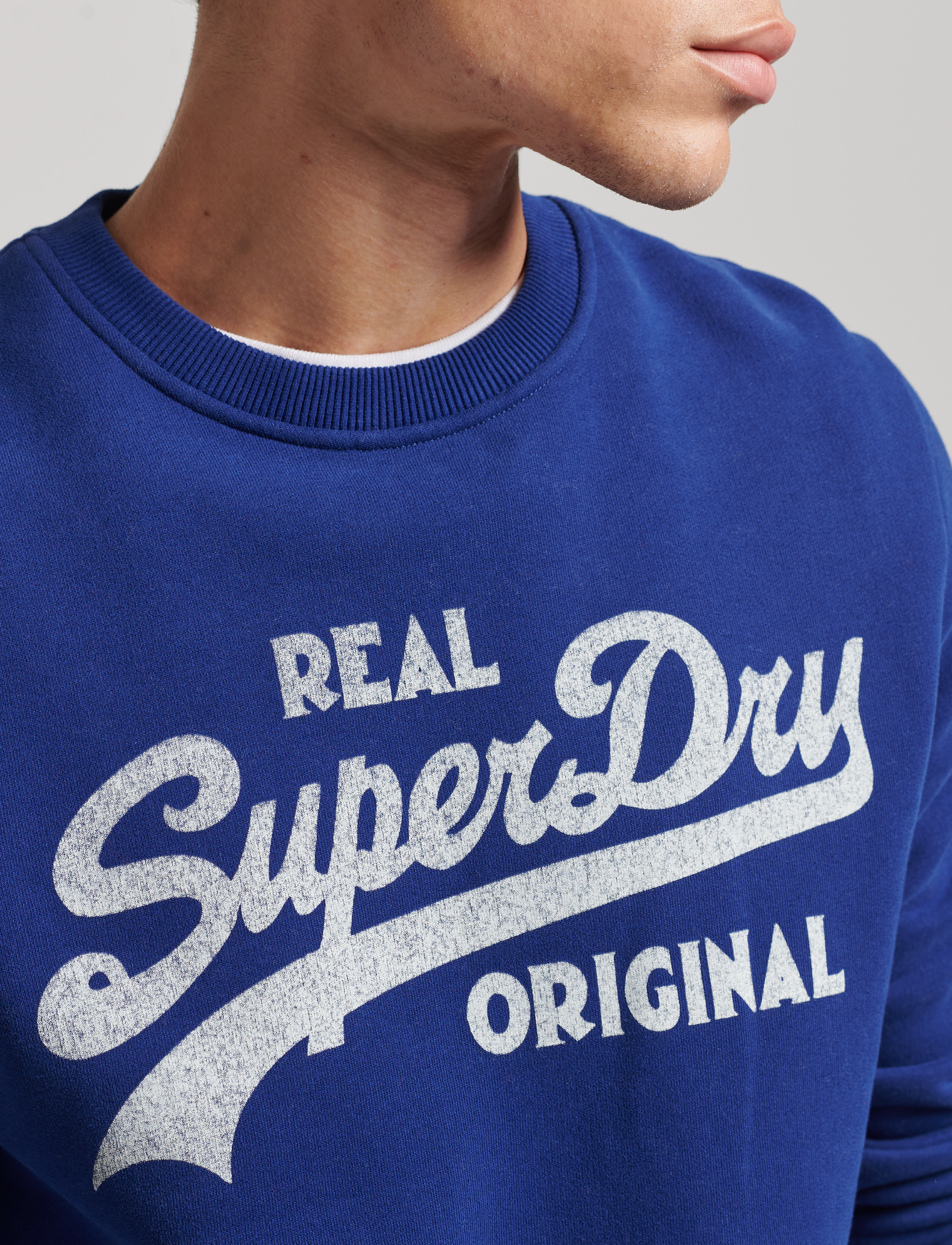 Superdry - VINTAGE LOGO SODA POP CREW - supermarine navy - 4