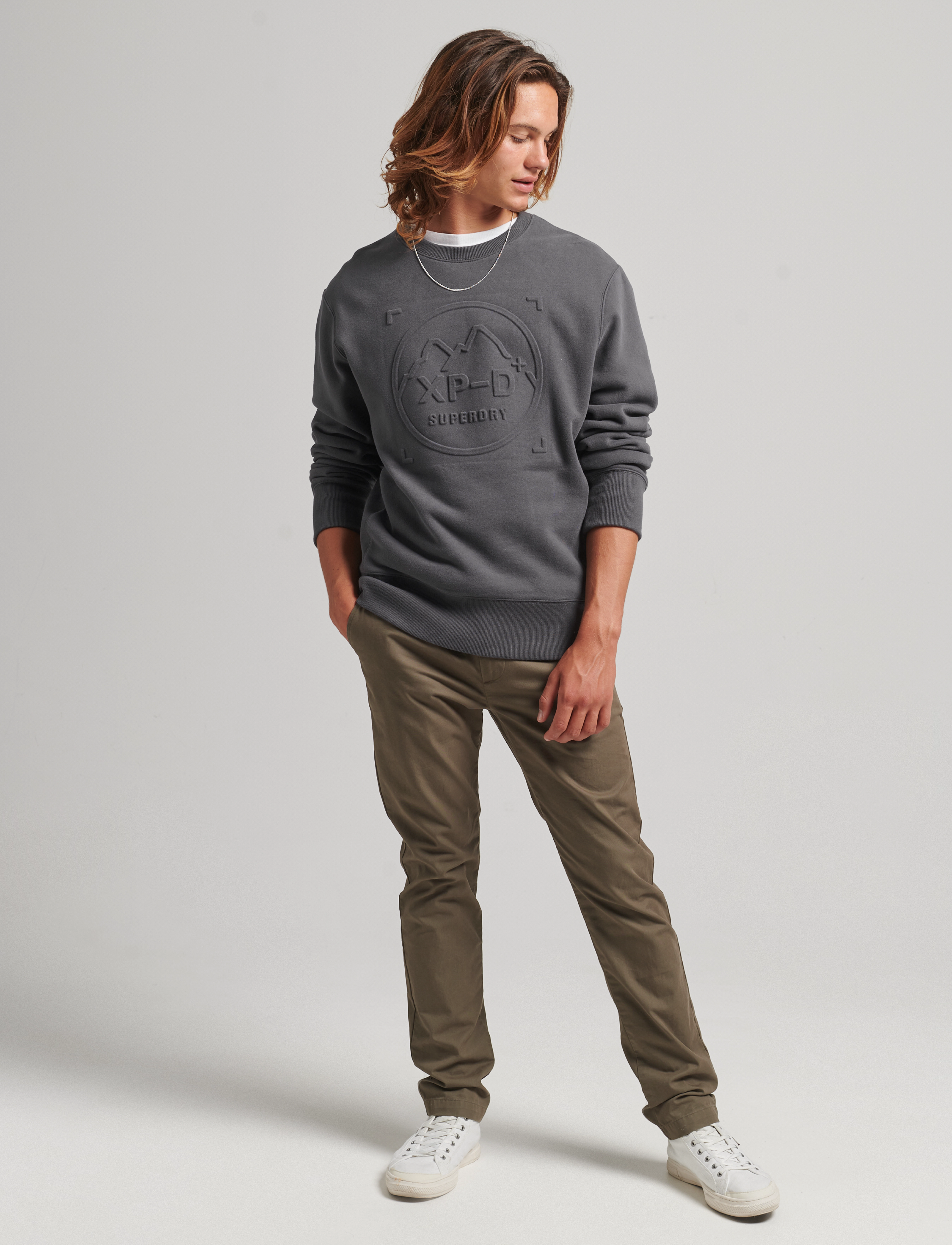 Superdry - CODE XPD LOOSE CREW - slate - 3