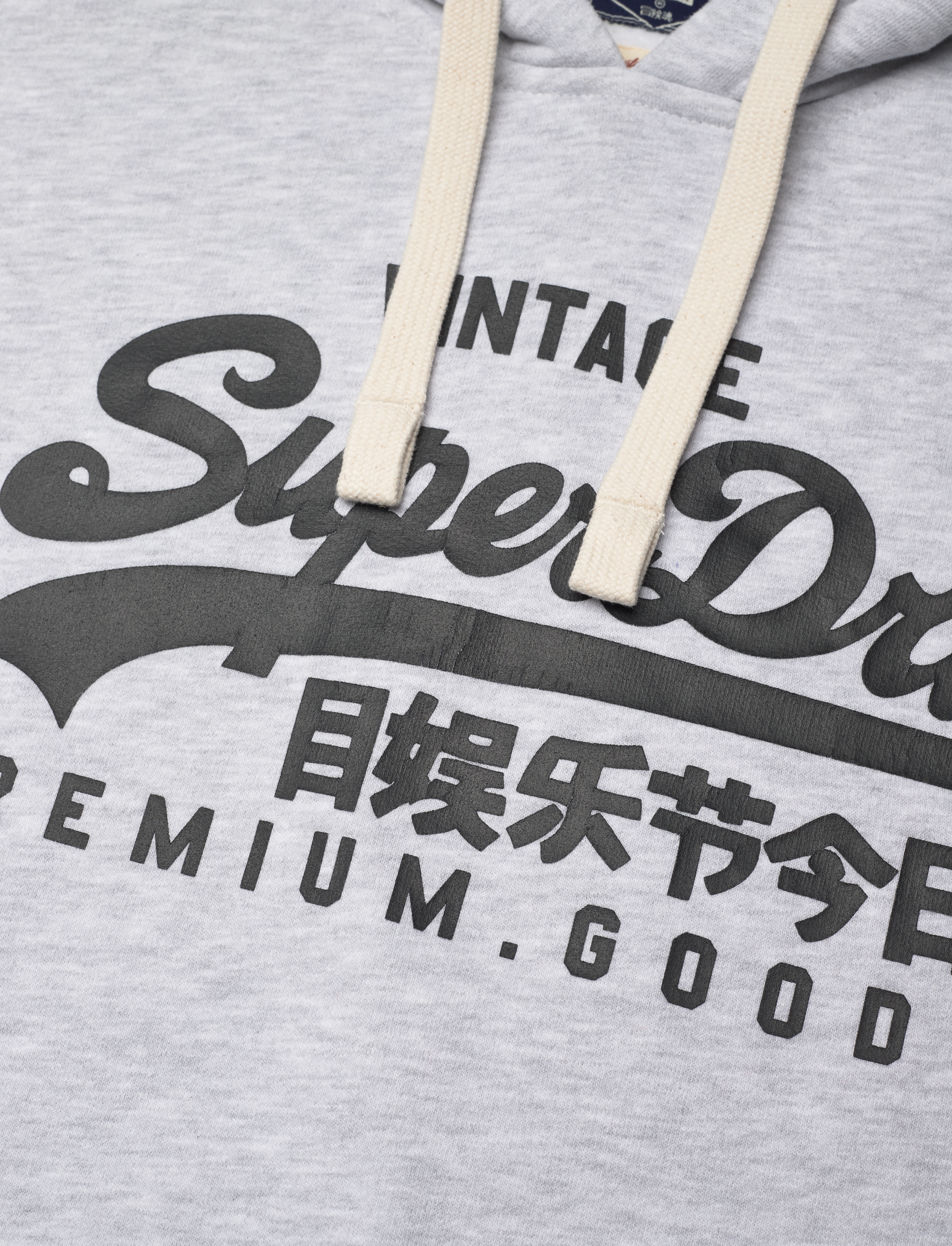 Superdry - VINTAGE LOGO HERITAGE HOOD - glacier grey marl - 5