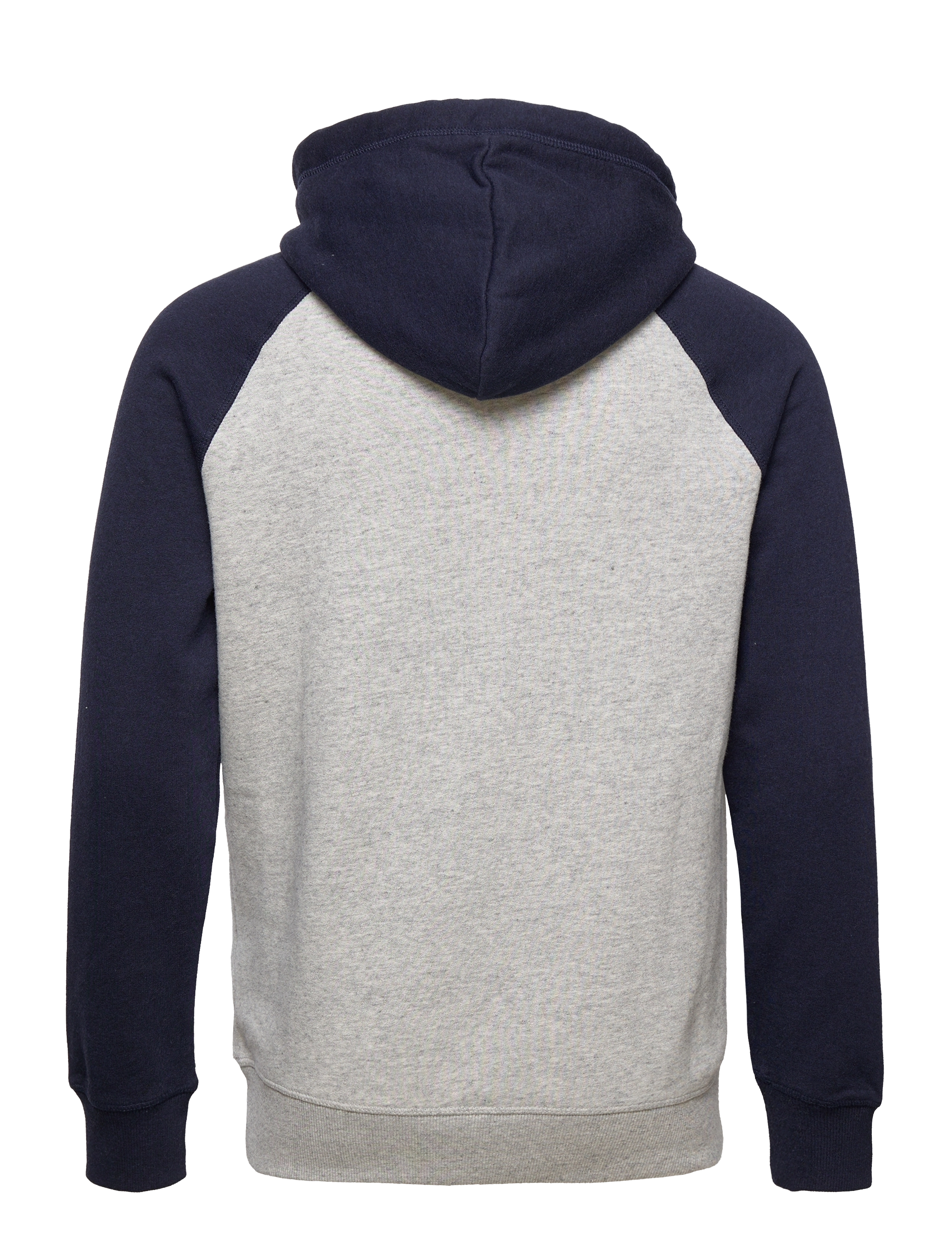 Superdry - VINTAGE LOGO EMB BASEBALL HOOD - athletic grey marl/rich navy marl - 1