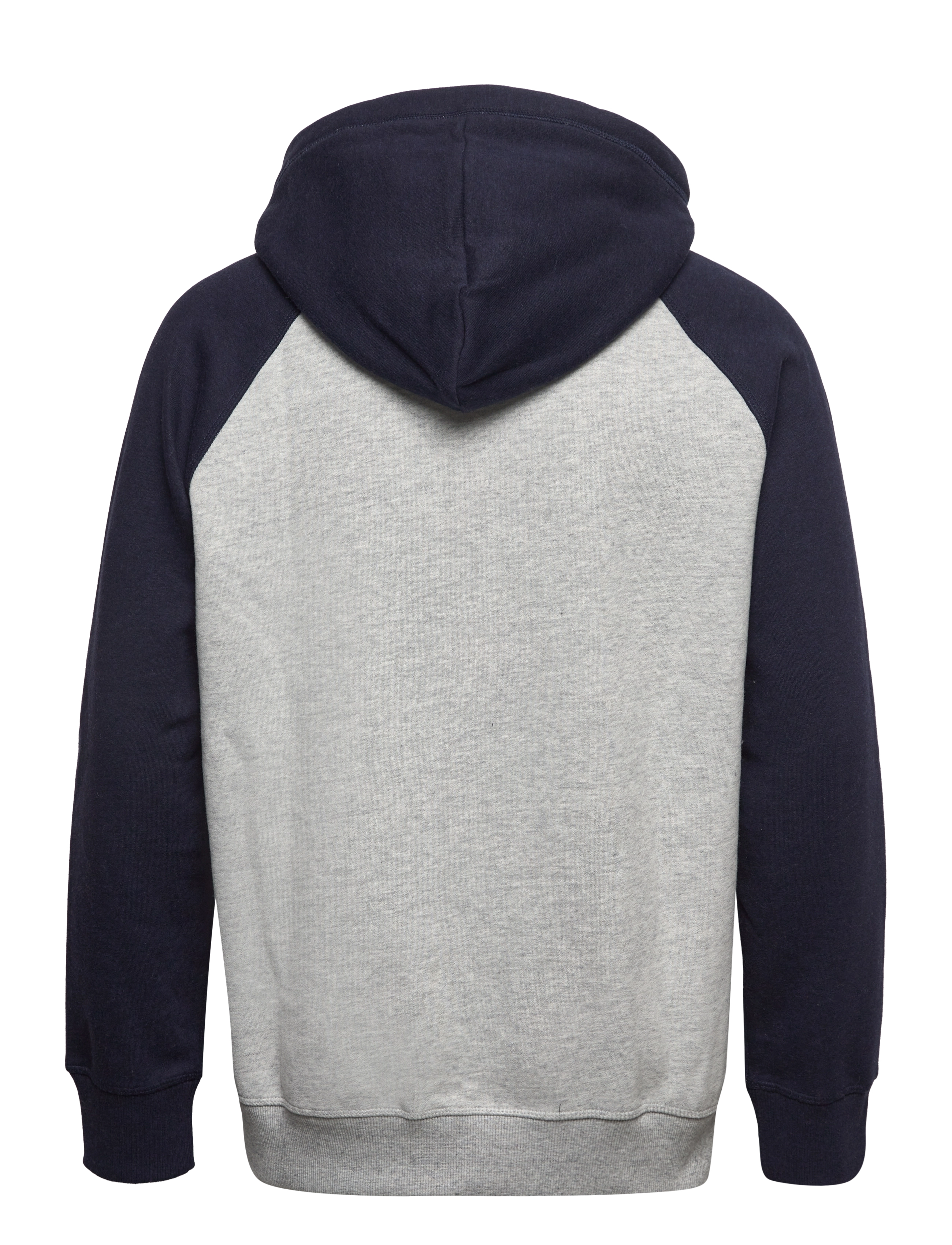 Superdry - VLE BASEBALL ZIPHOOD - athletic grey marl/rich navy marl - 1