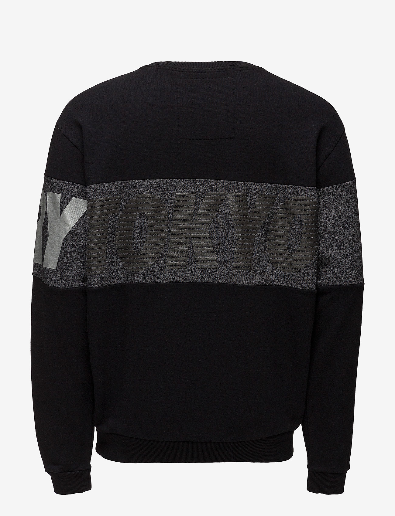 Superdry - JAPAN CITY BREAKERS CREW - black/black grit - 1