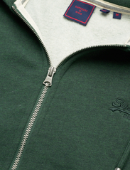 Superdry - VINTAGE LOGO EMB ZIPHOOD - hoodies - campus green marl - 3