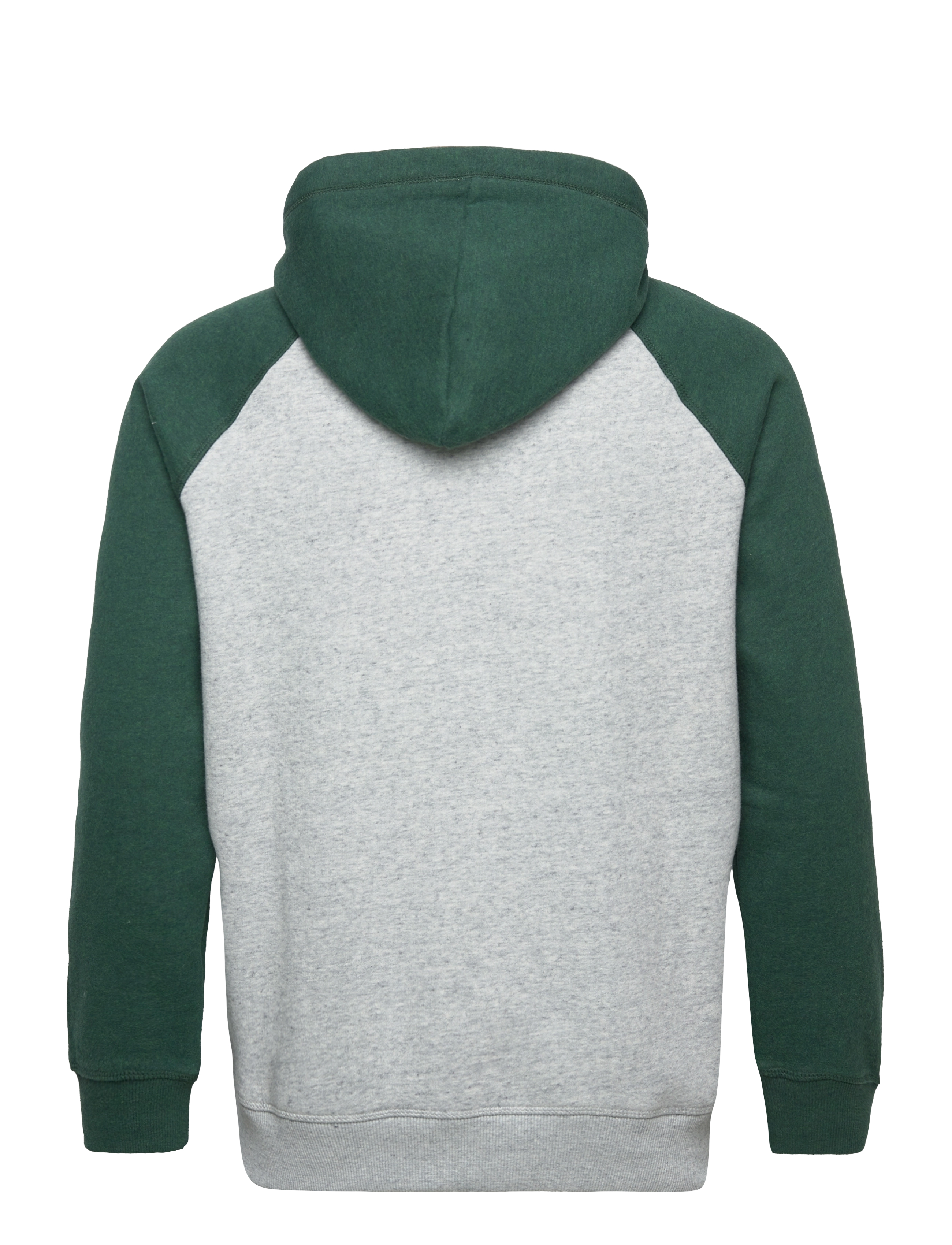Superdry - VLE BASEBALL ZIPHOOD - athletic grey marl/campus green marl - 1