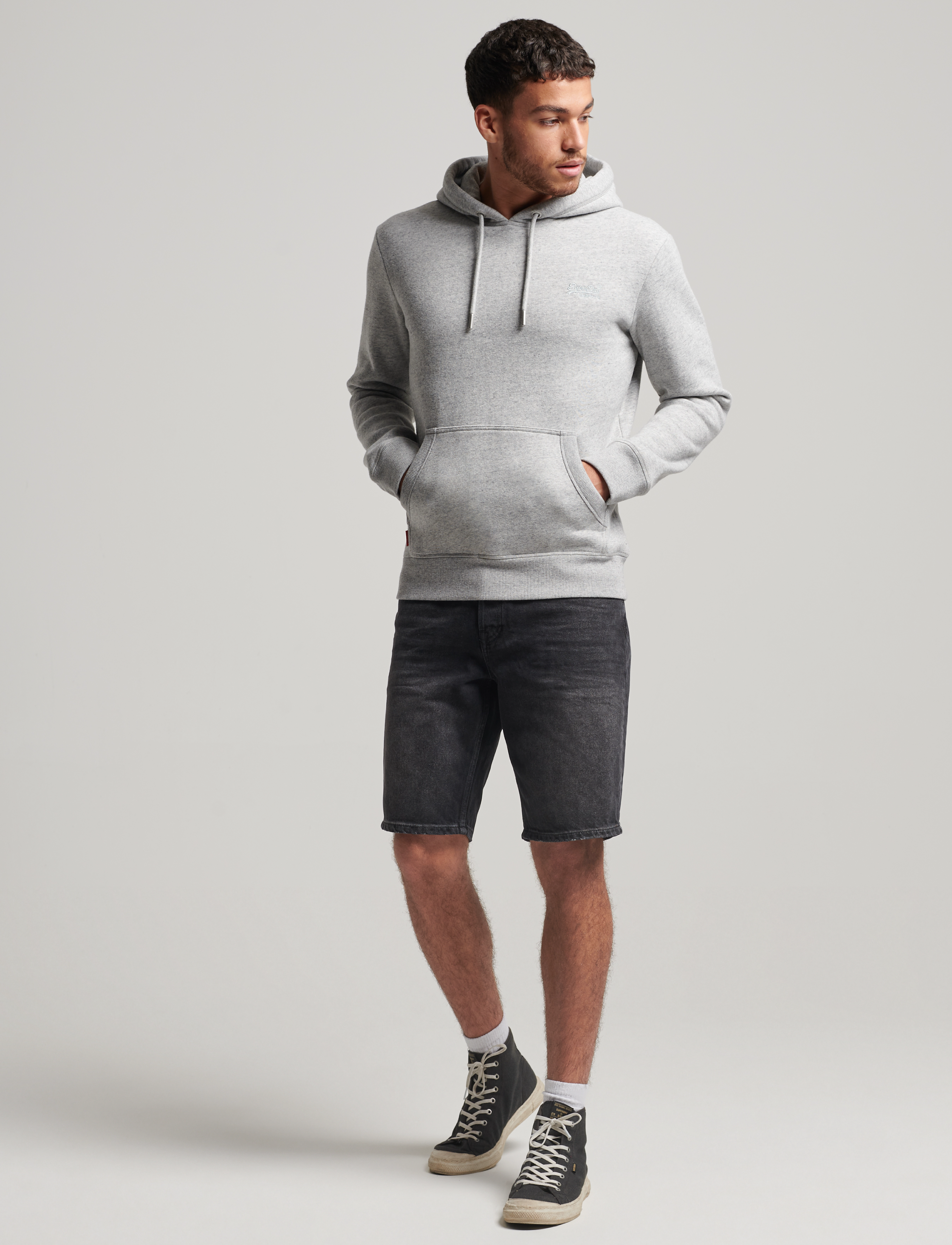 Superdry - ESSENTIAL LOGO HOODIE - athletic grey marl - 3
