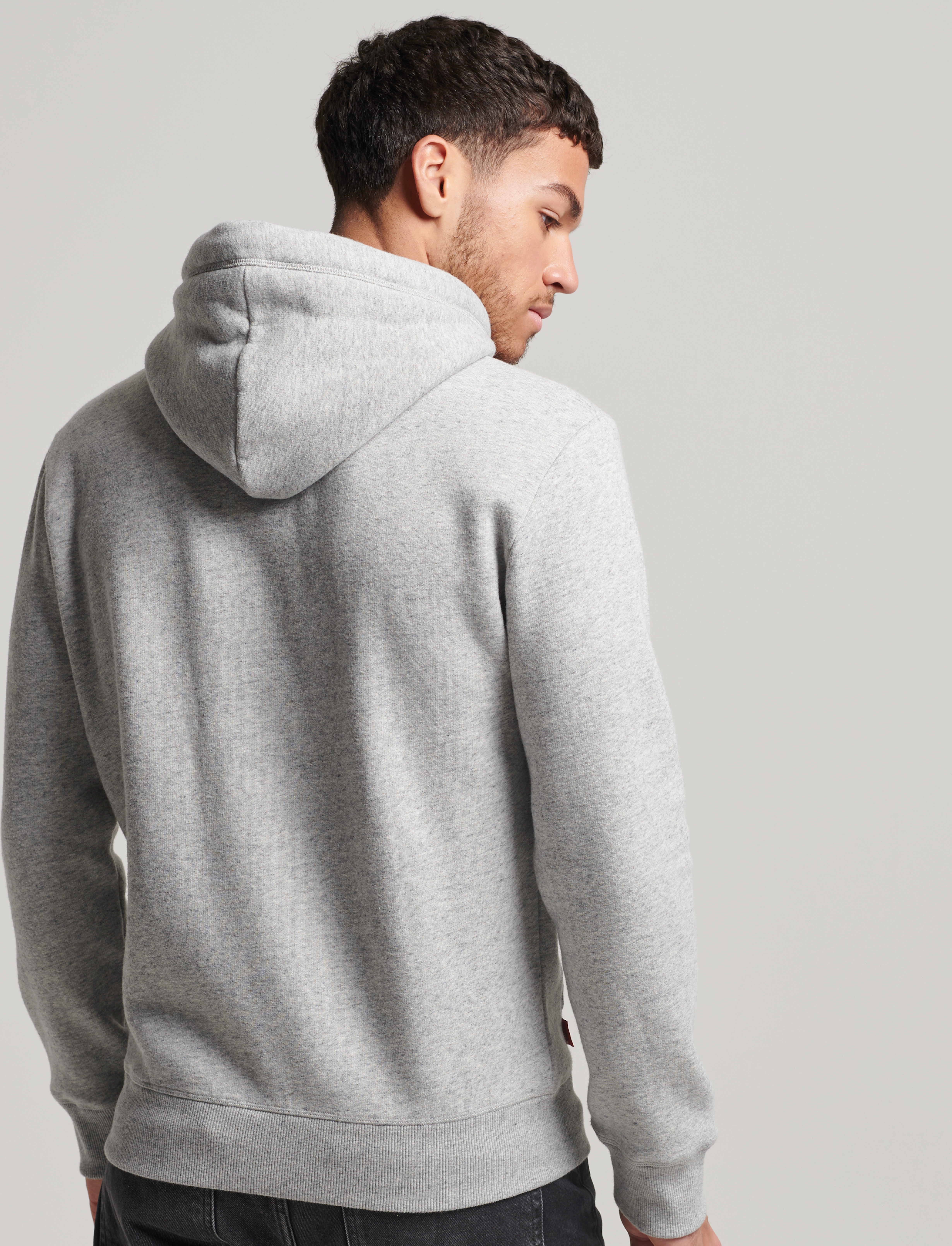 Superdry - ESSENTIAL LOGO HOODIE - athletic grey marl - 4