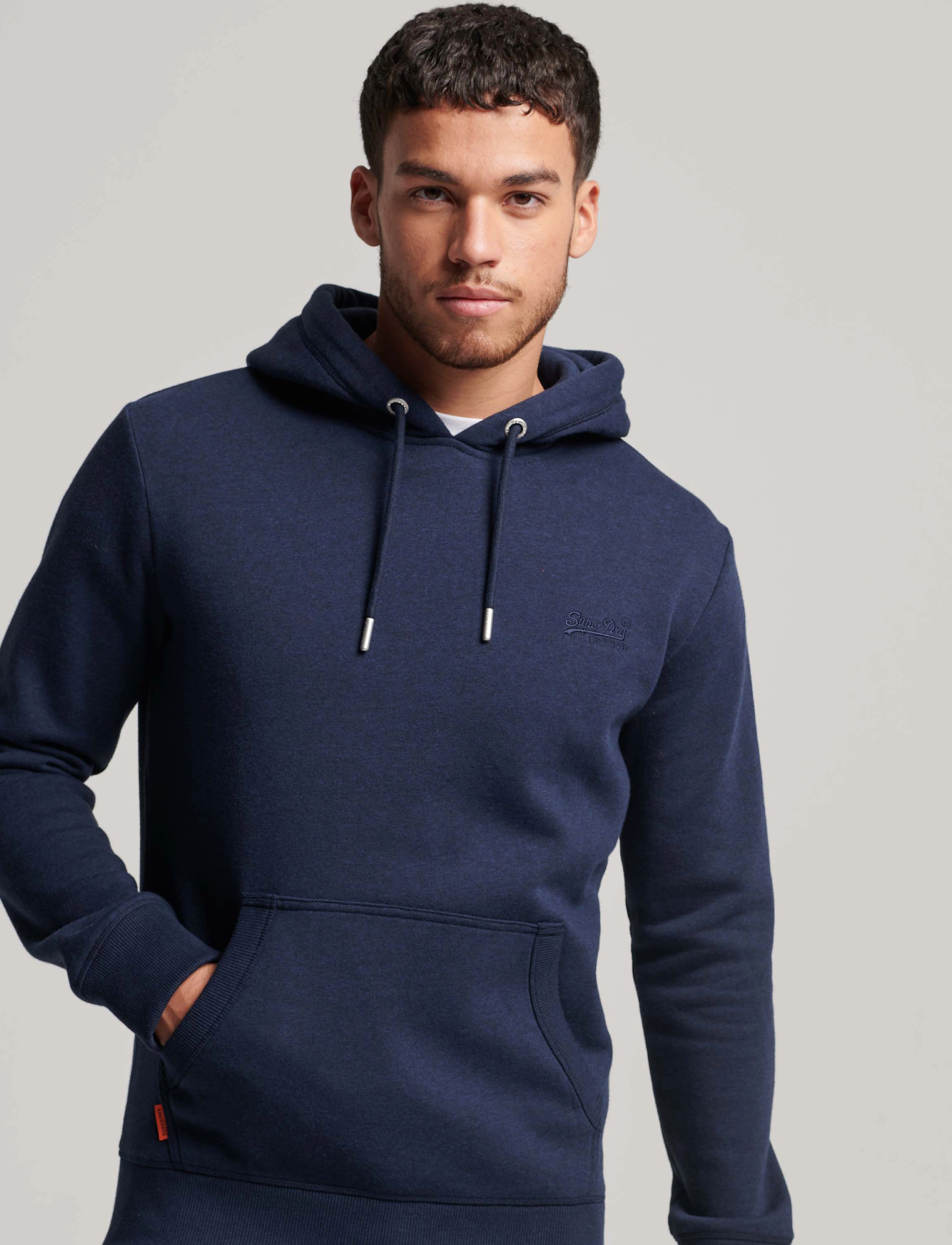 Superdry - ESSENTIAL LOGO HOODIE - rich navy marl - 2