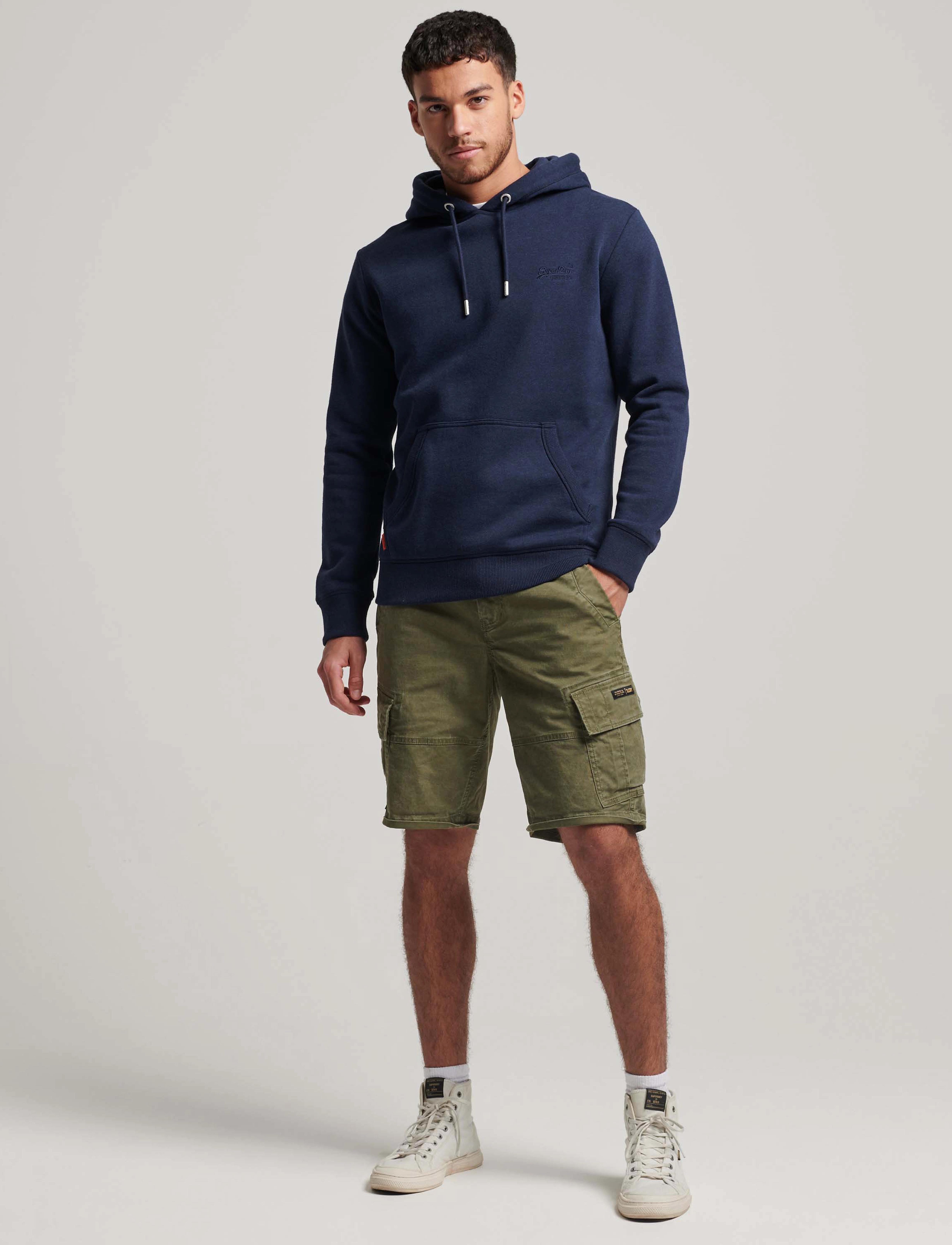 Superdry - ESSENTIAL LOGO HOODIE - rich navy marl - 3