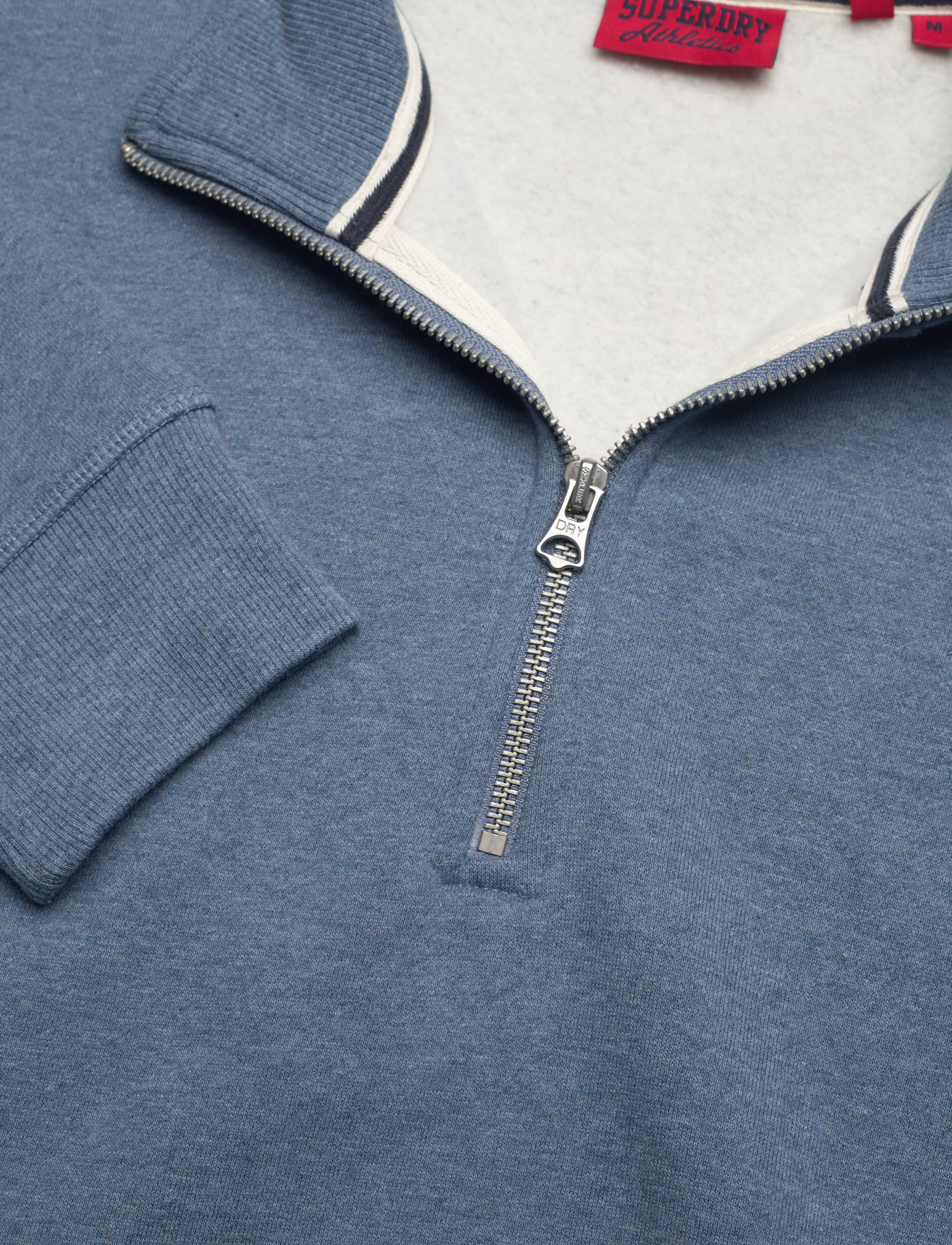 Superdry - ESSENTIAL HALF ZIP SWEATSHIRT - bluestone blue marl - 4