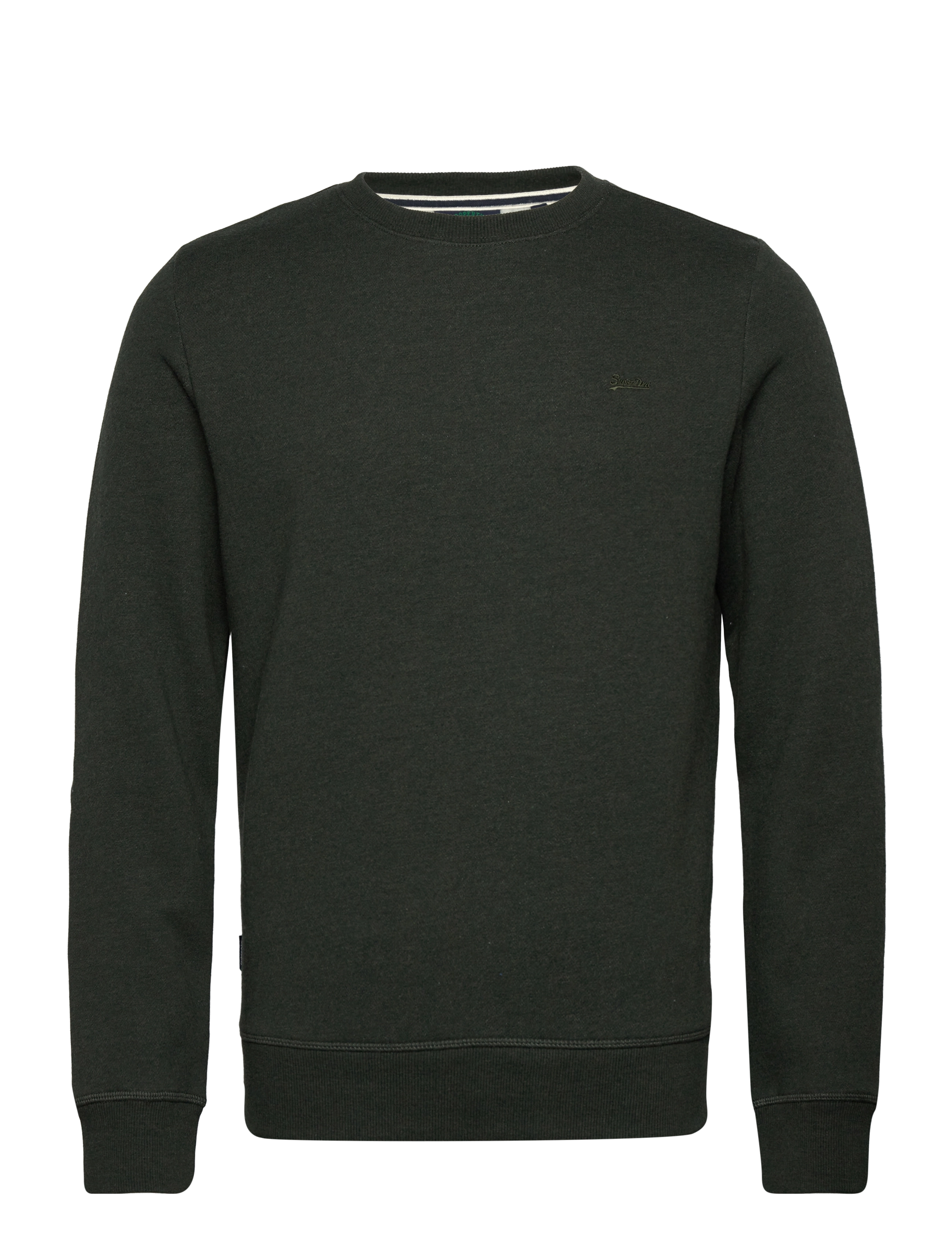 Superdry - ESSENTIAL LOGO CREW SWEATSHIRT - dark olive marl - 0
