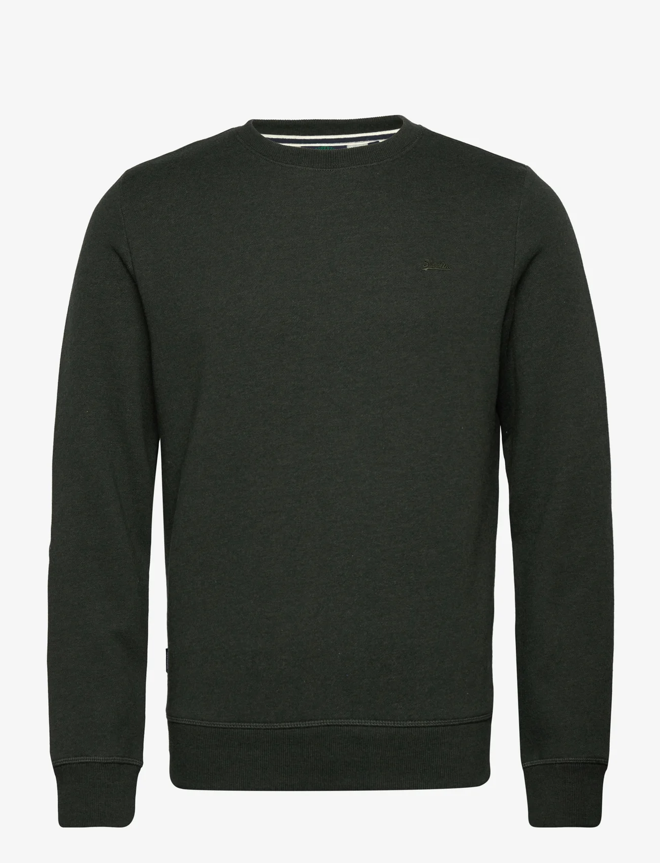 Superdry - ESSENTIAL LOGO CREW SWEATSHIRT - sportiska stila džemperi - dark olive marl - 0