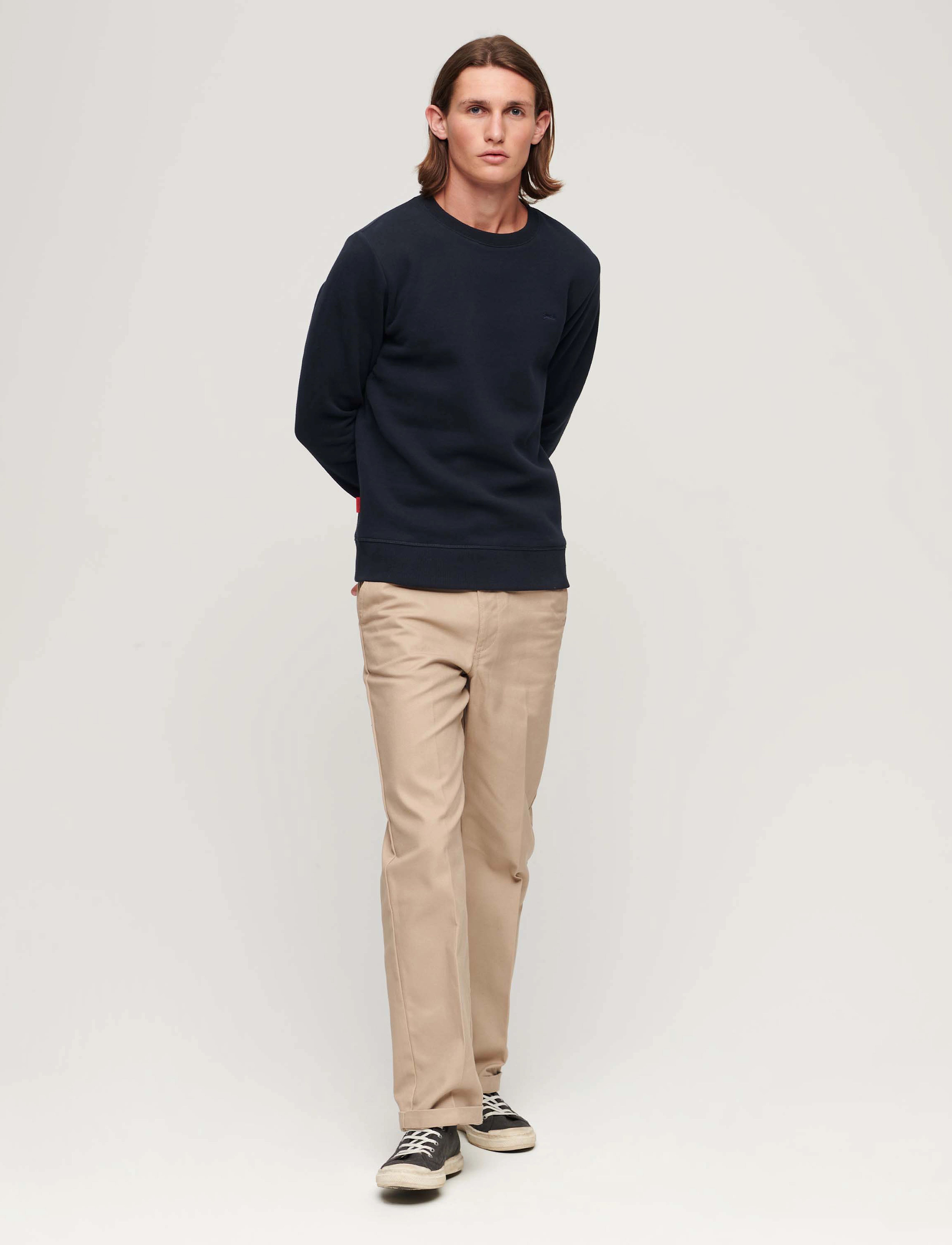 Superdry - ESSENTIAL LOGO CREW SWEATSHIRT - eclipse navy - 3