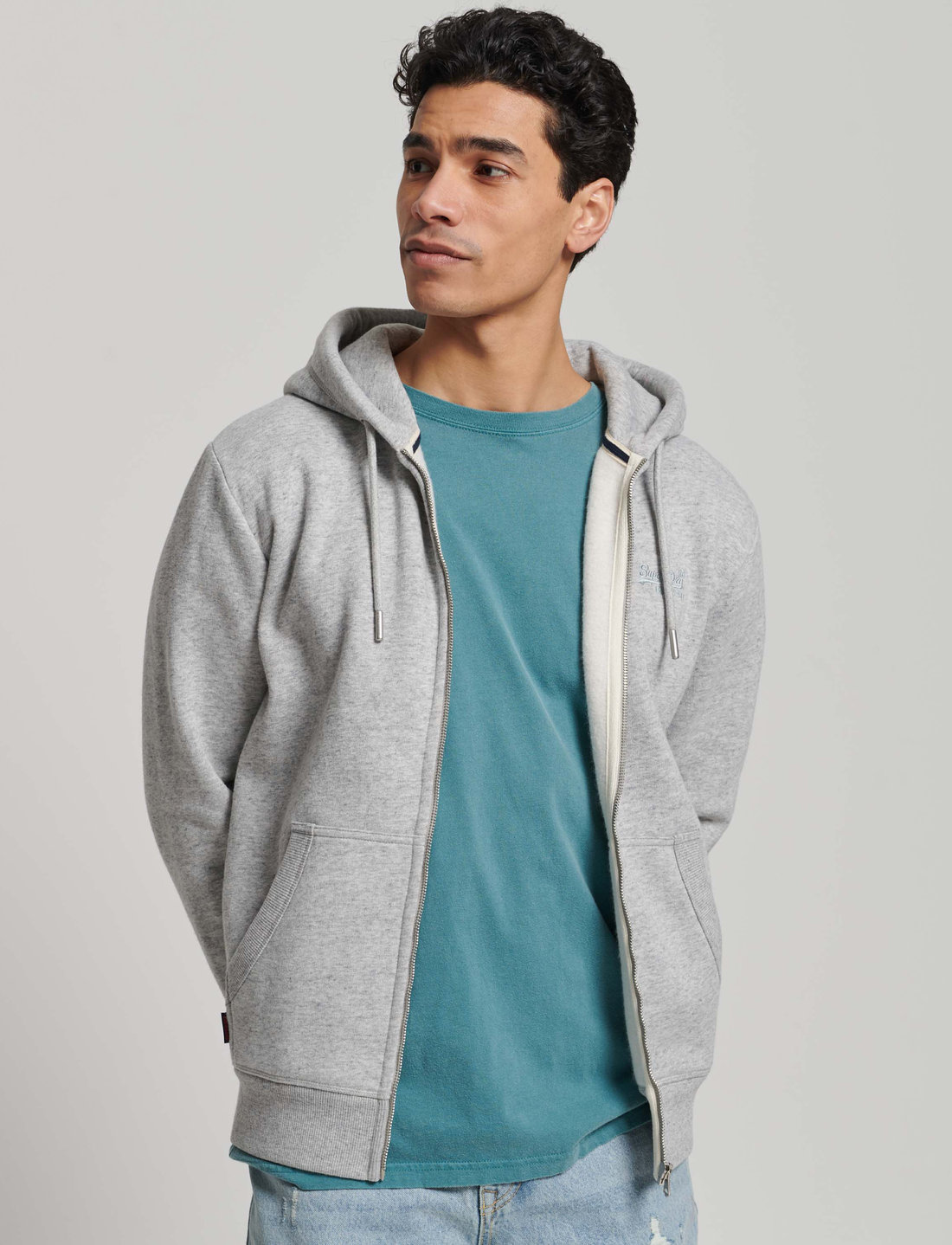 Superdry Essential Logo Zip Hoodie Hoodies Boozt