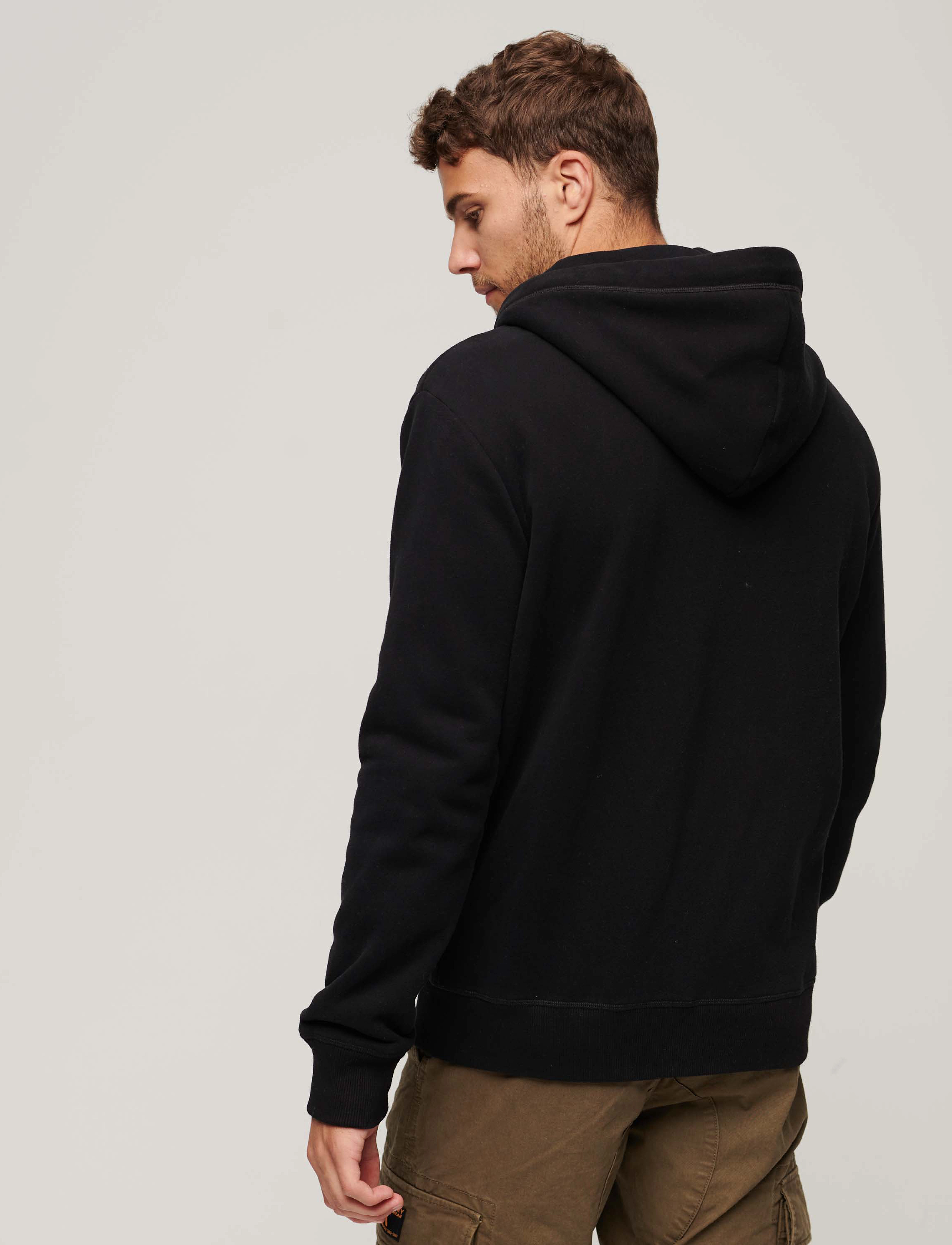 Superdry - ESSENTIAL LOGO ZIP HOODIE - black - 3
