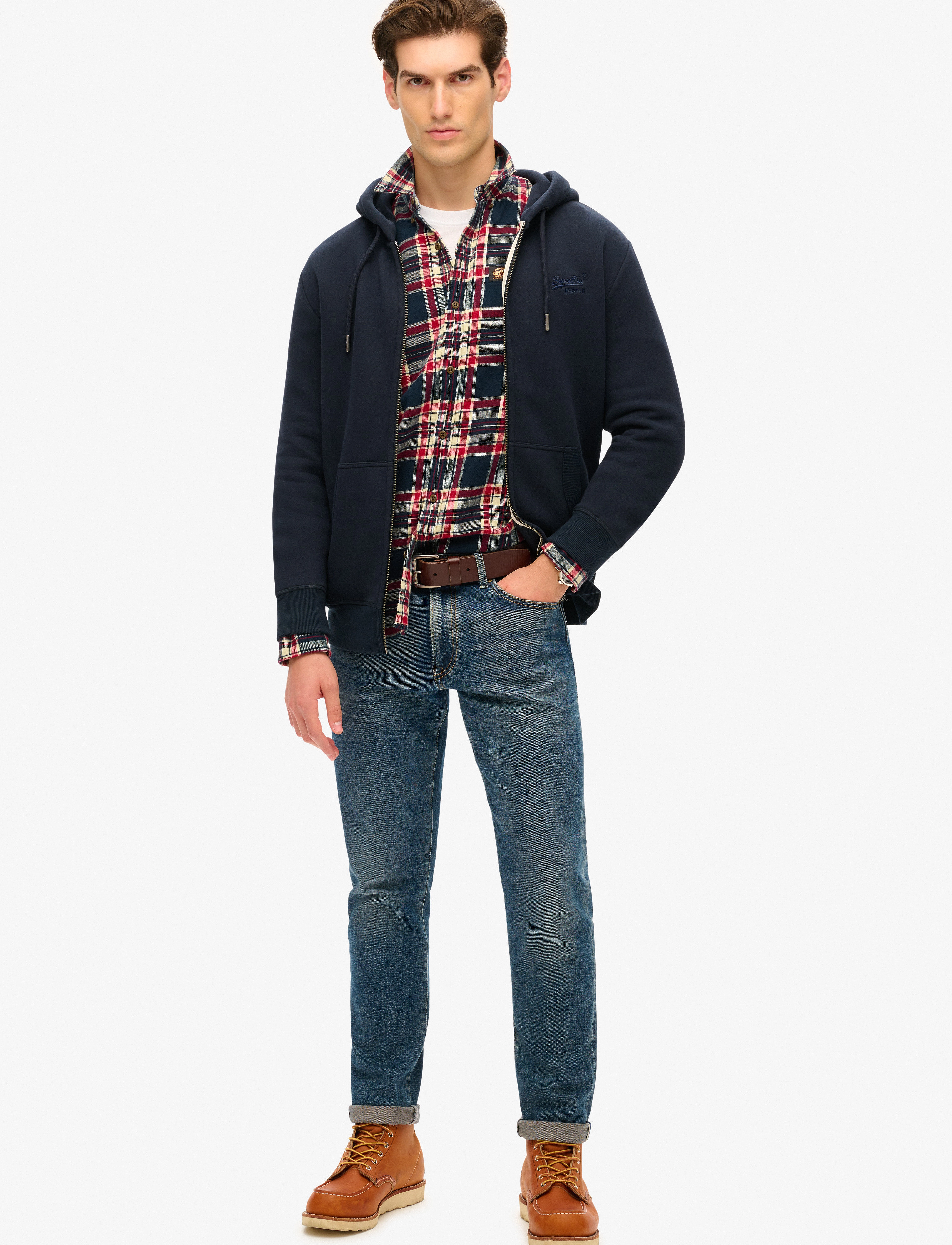 Superdry - ESSENTIAL LOGO ZIP HOODIE - eclipse navy - 3