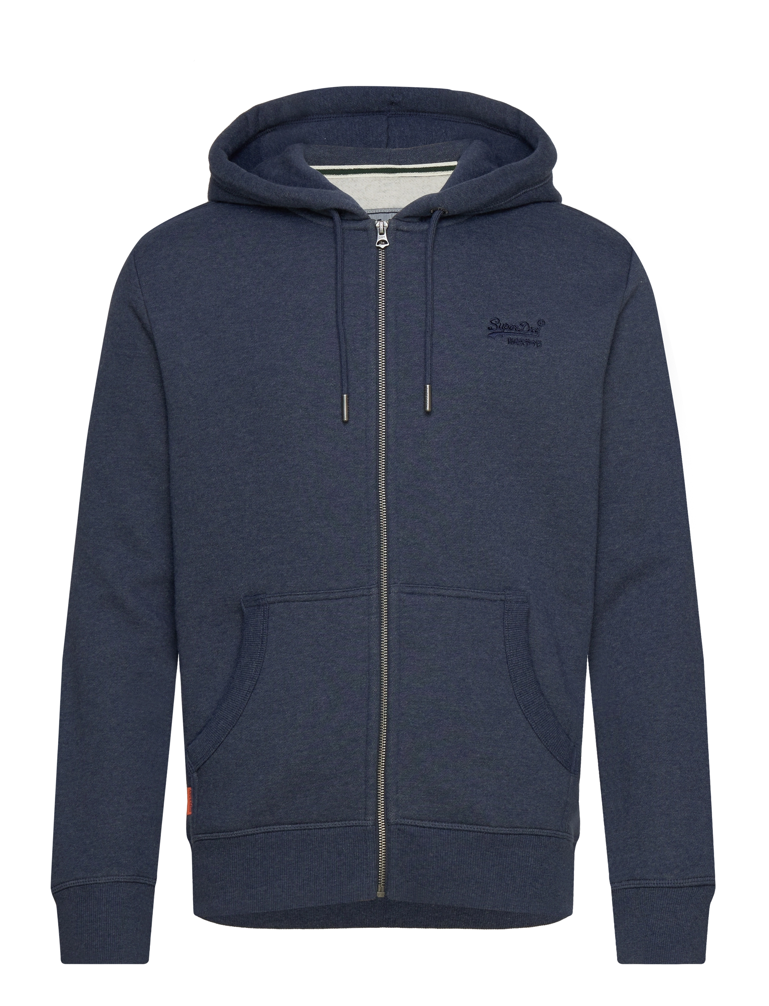 Superdry - ESSENTIAL LOGO ZIP HOODIE - heritage navy marl - 1