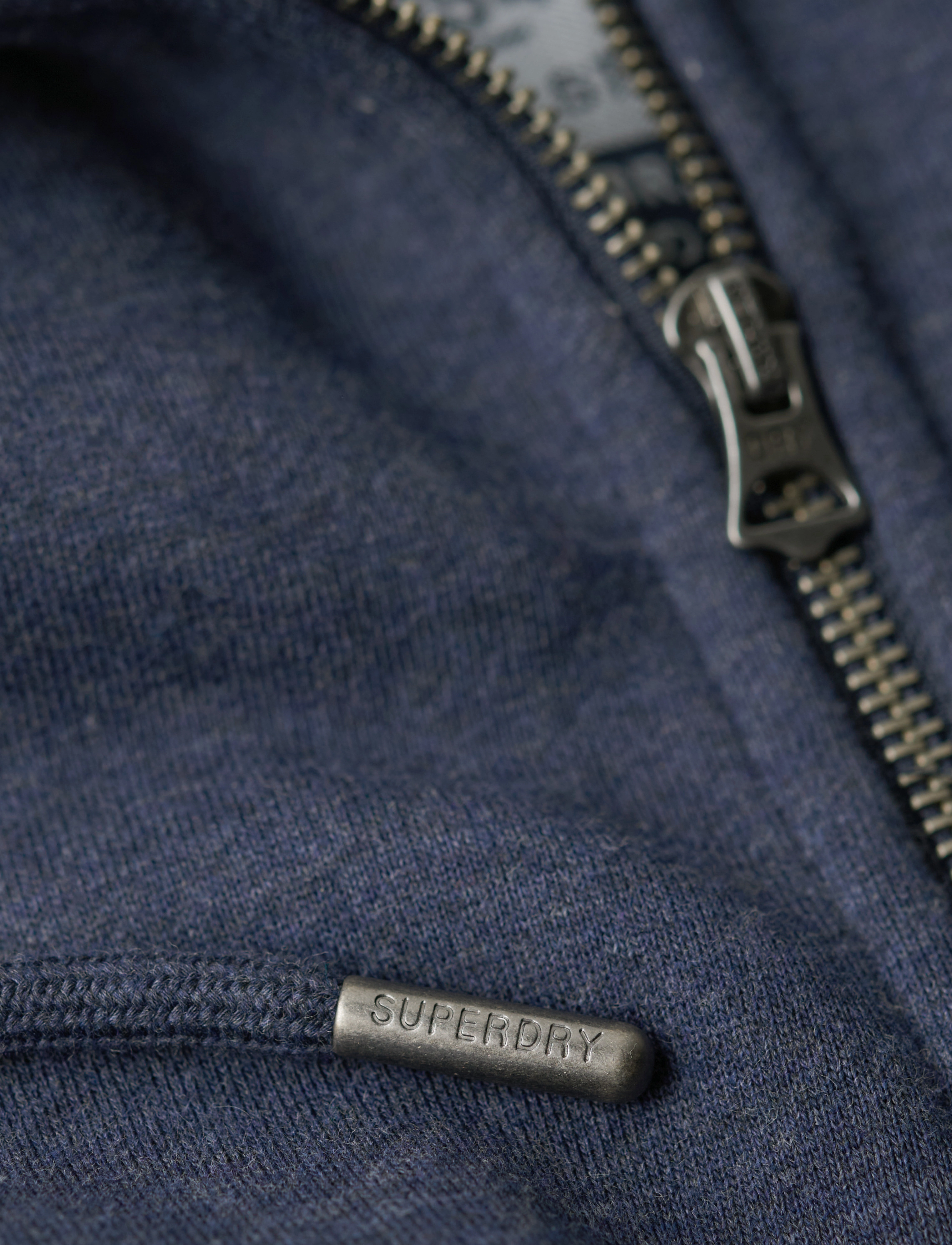 Superdry - ESSENTIAL LOGO ZIP HOODIE - heritage navy marl - 4