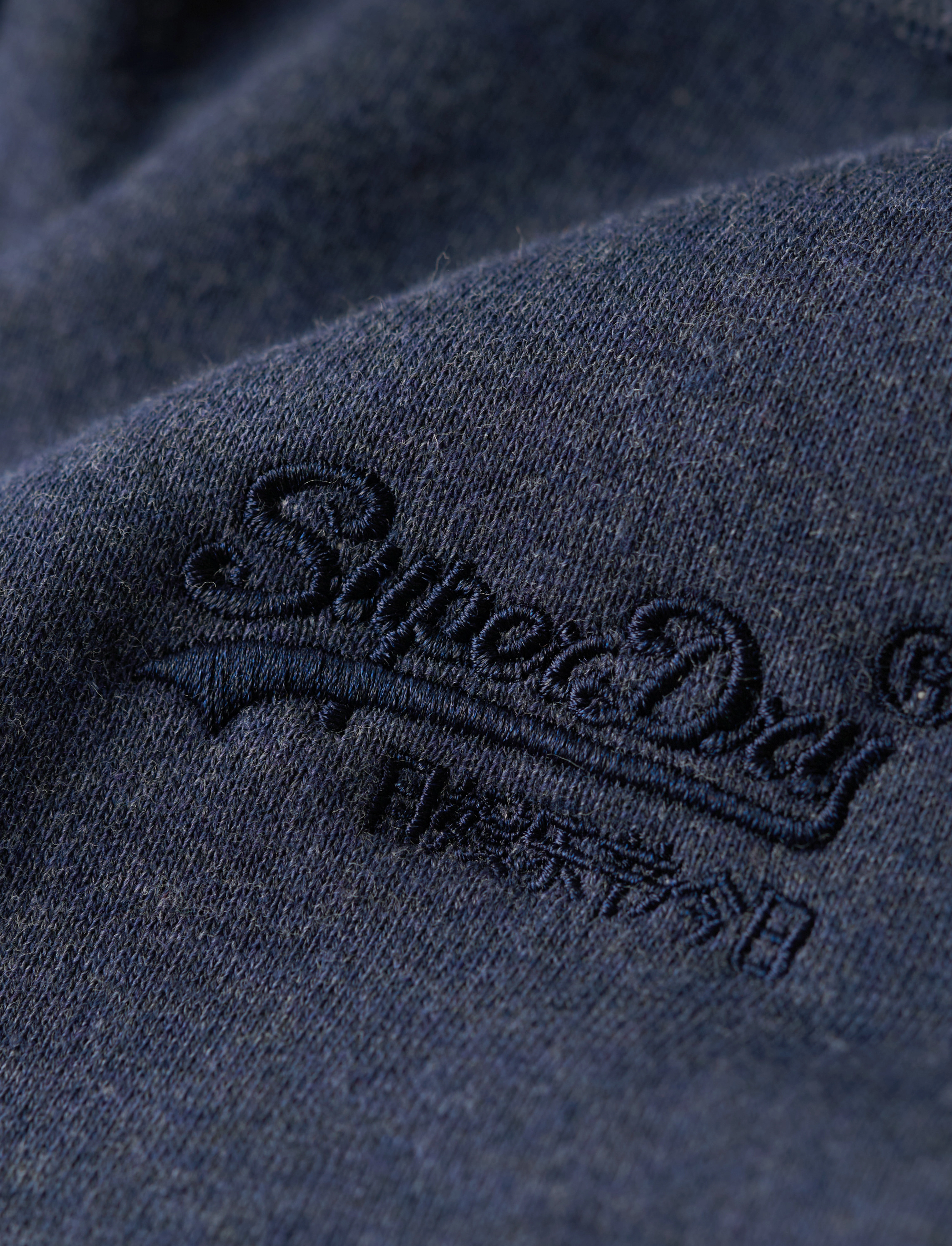 Superdry - ESSENTIAL LOGO ZIP HOODIE - heritage navy marl - 5