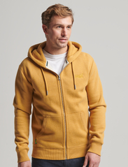 Superdry - ESSENTIAL LOGO ZIP HOODIE - hoodies - mustard yellow marl - 2