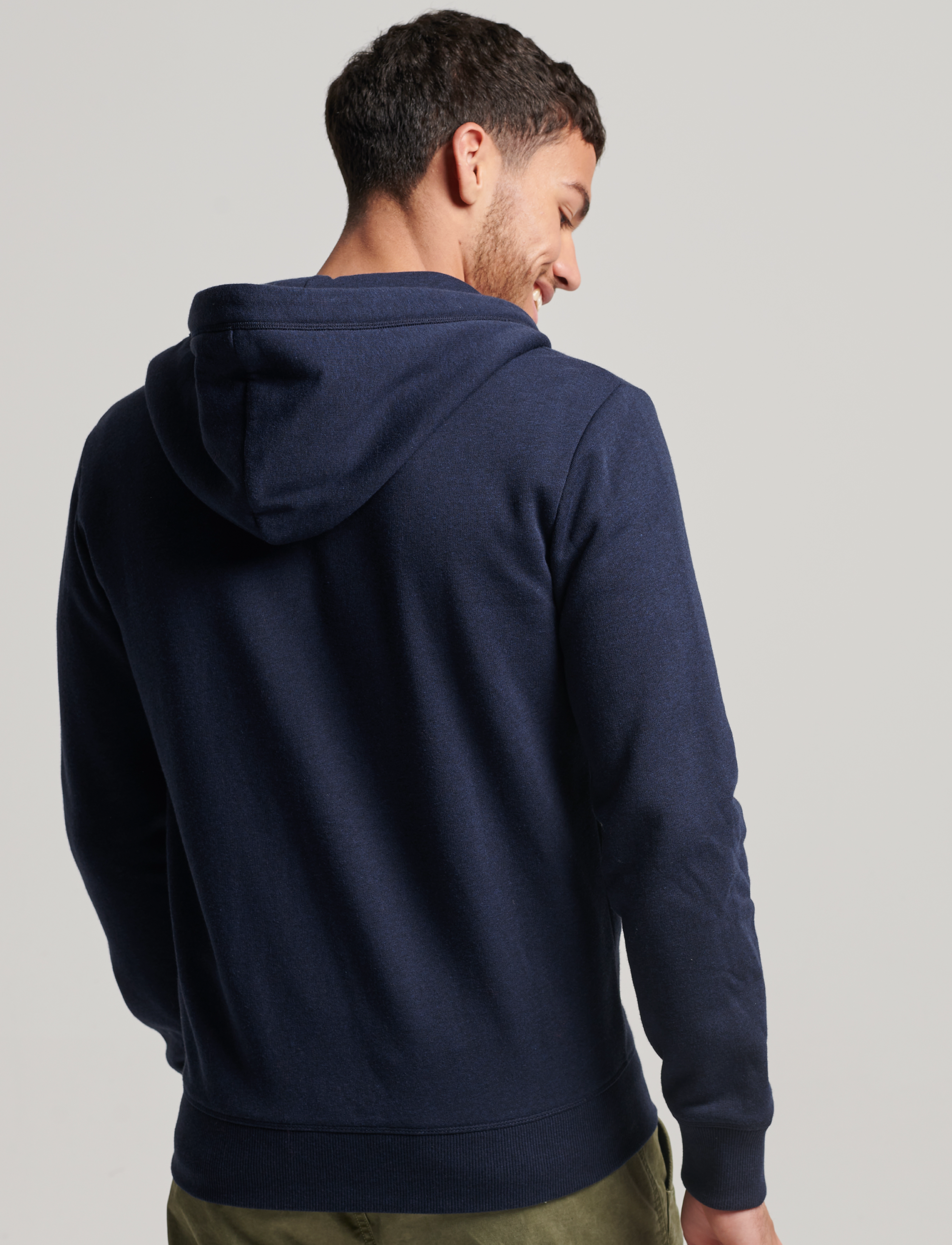 Superdry - ESSENTIAL LOGO ZIP HOODIE - rich navy marl - 4