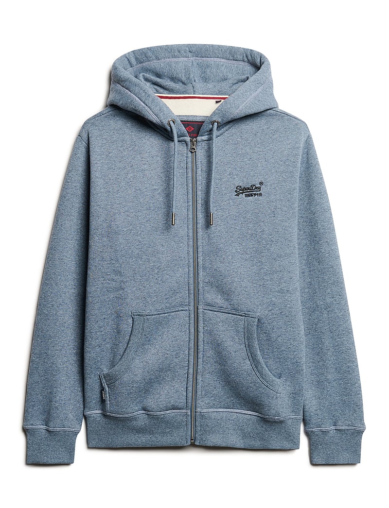 Mens Hoodies Superdry Lined Hoodie Superdry Essential Logo Zip