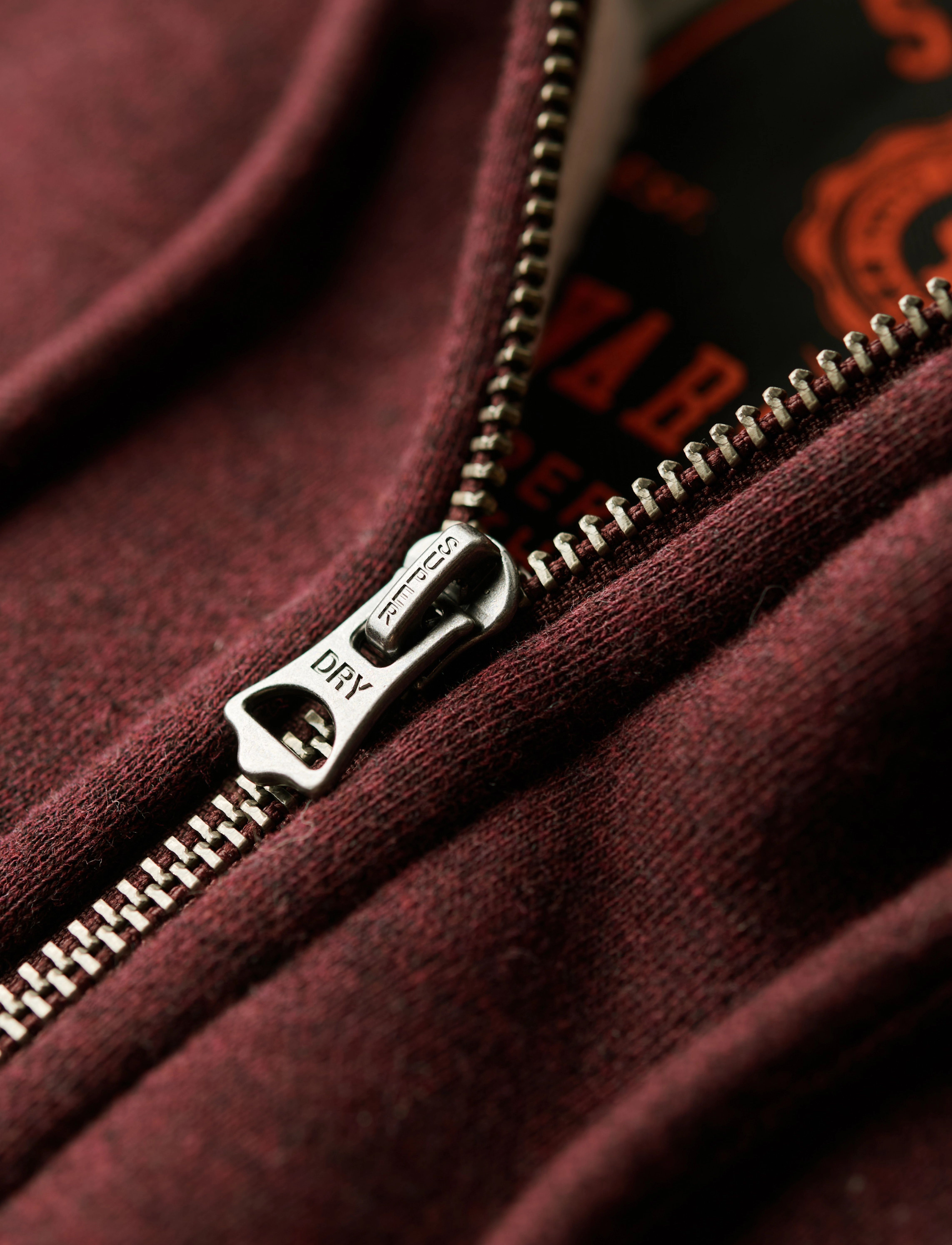 Superdry - ESSENTIAL LOGO ZIP HOODIE - tawny port red marl - 5