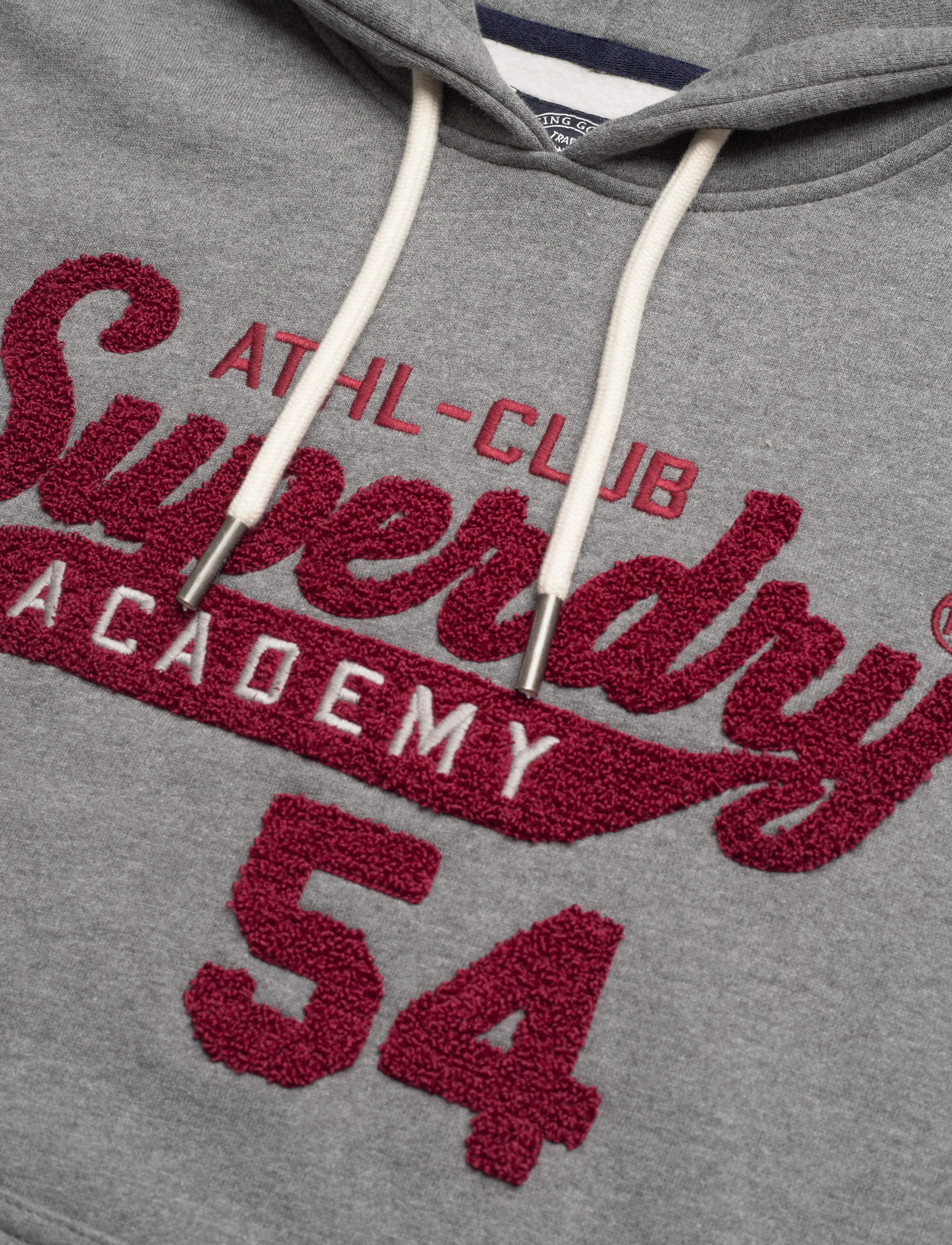 Superdry - ATHLETIC SCRIPT GRAPHIC HOODIE - rich charcoal marl - 2