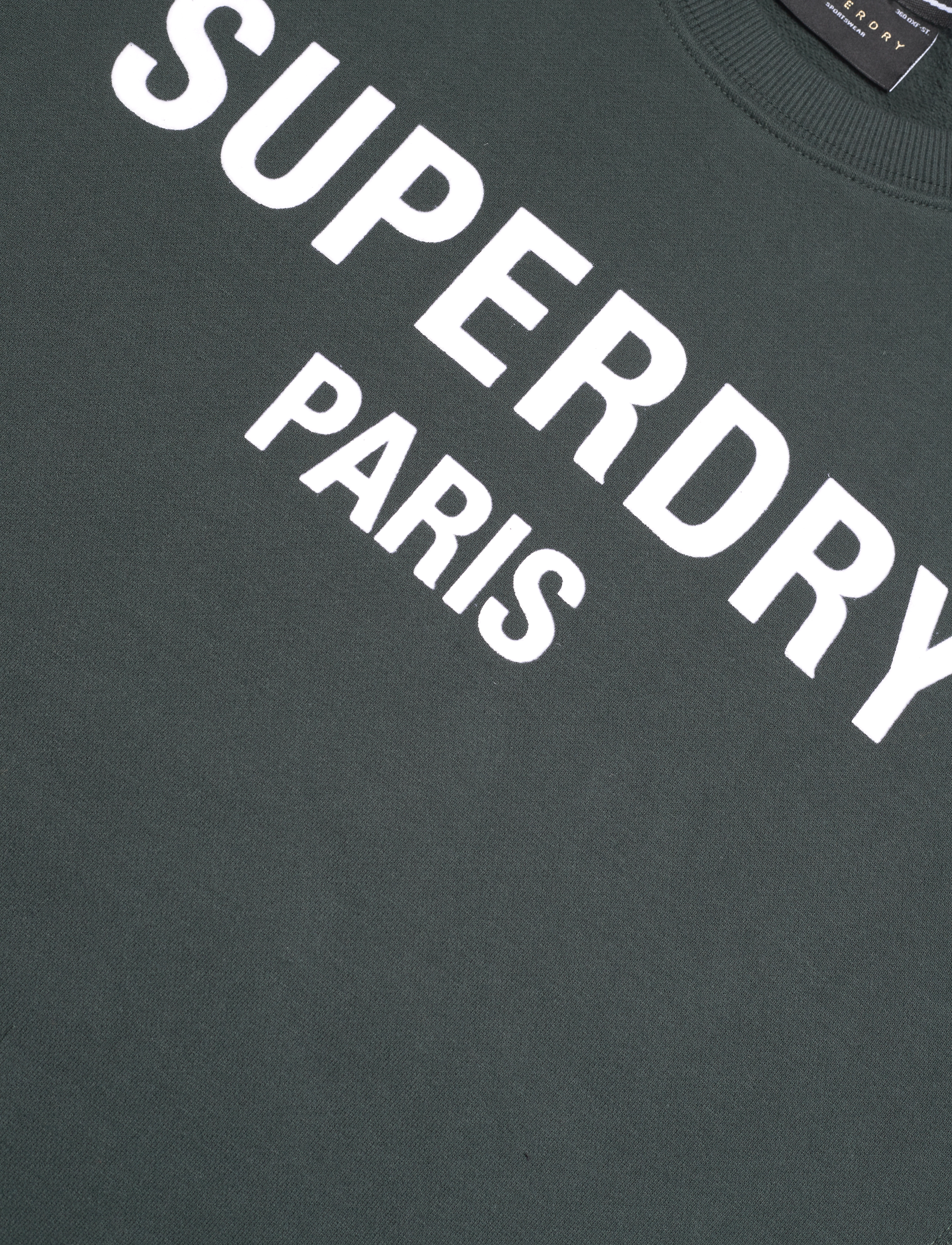 Superdry - LUXURY SPORT LOOSE FIT CREW - academy dark green - 4